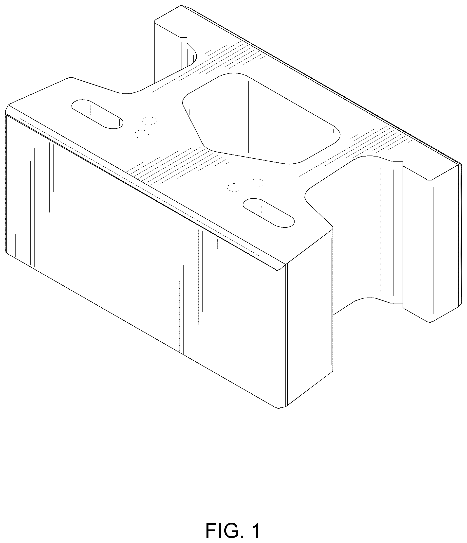 Patent USD1101209 Figure 1 – Landscaping block