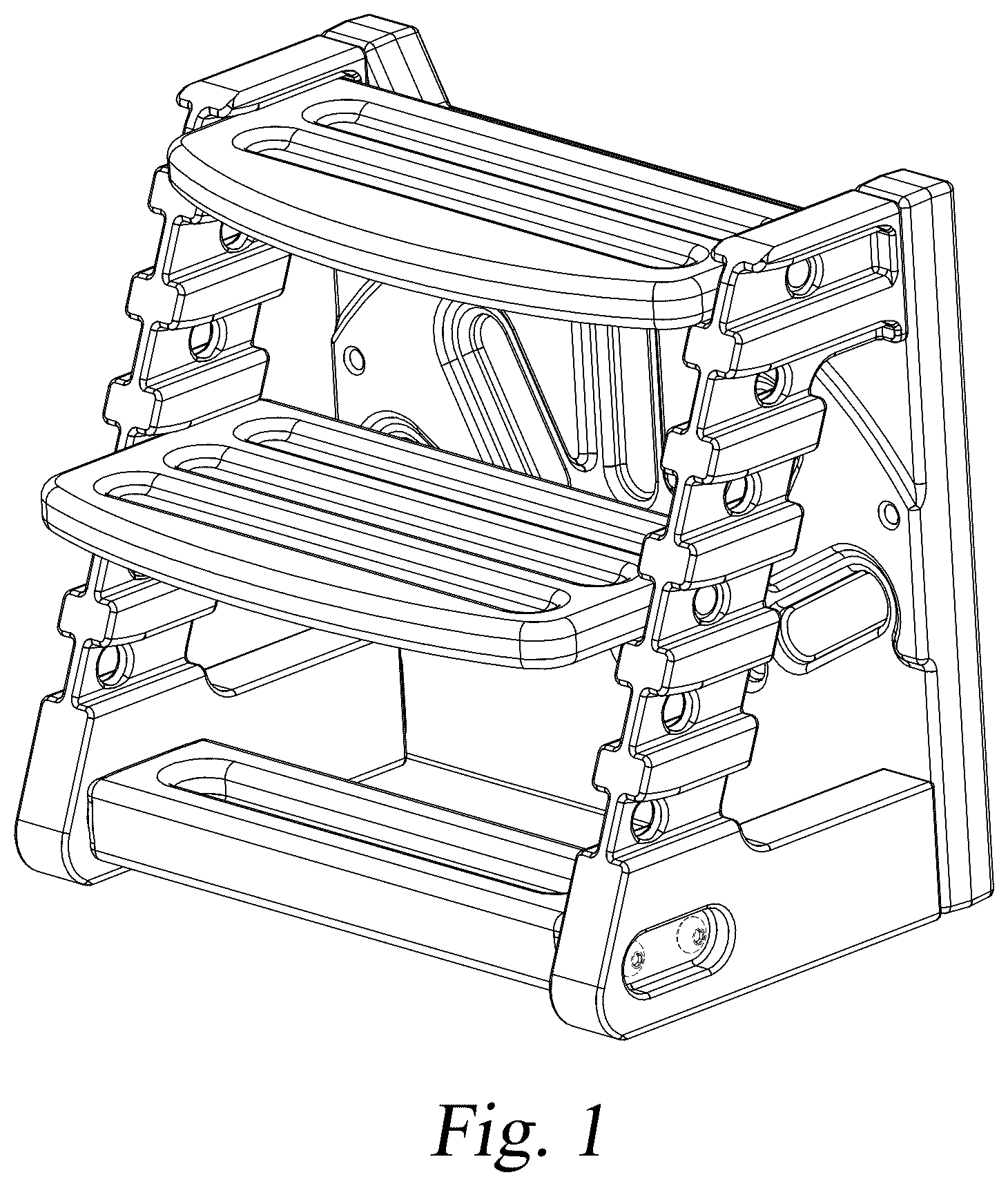 Patent USD1101218 Figure 1 – Foot stool for kids
