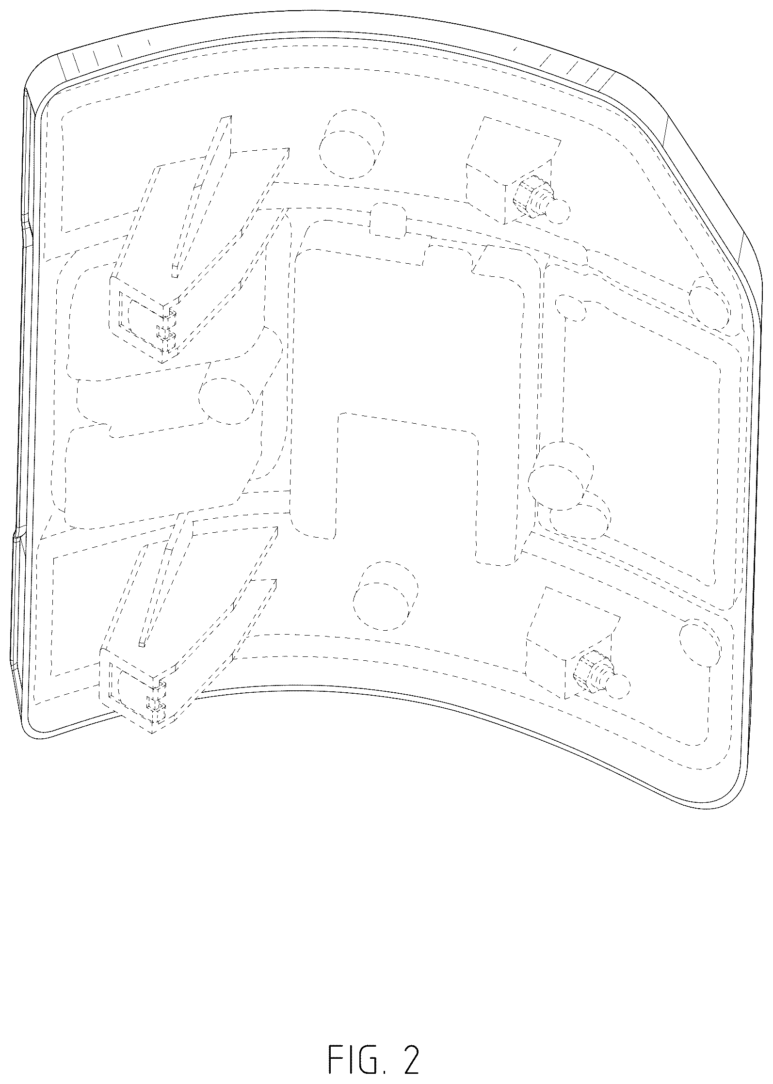 Patent USD1101226 Figure 2 – Car tail light