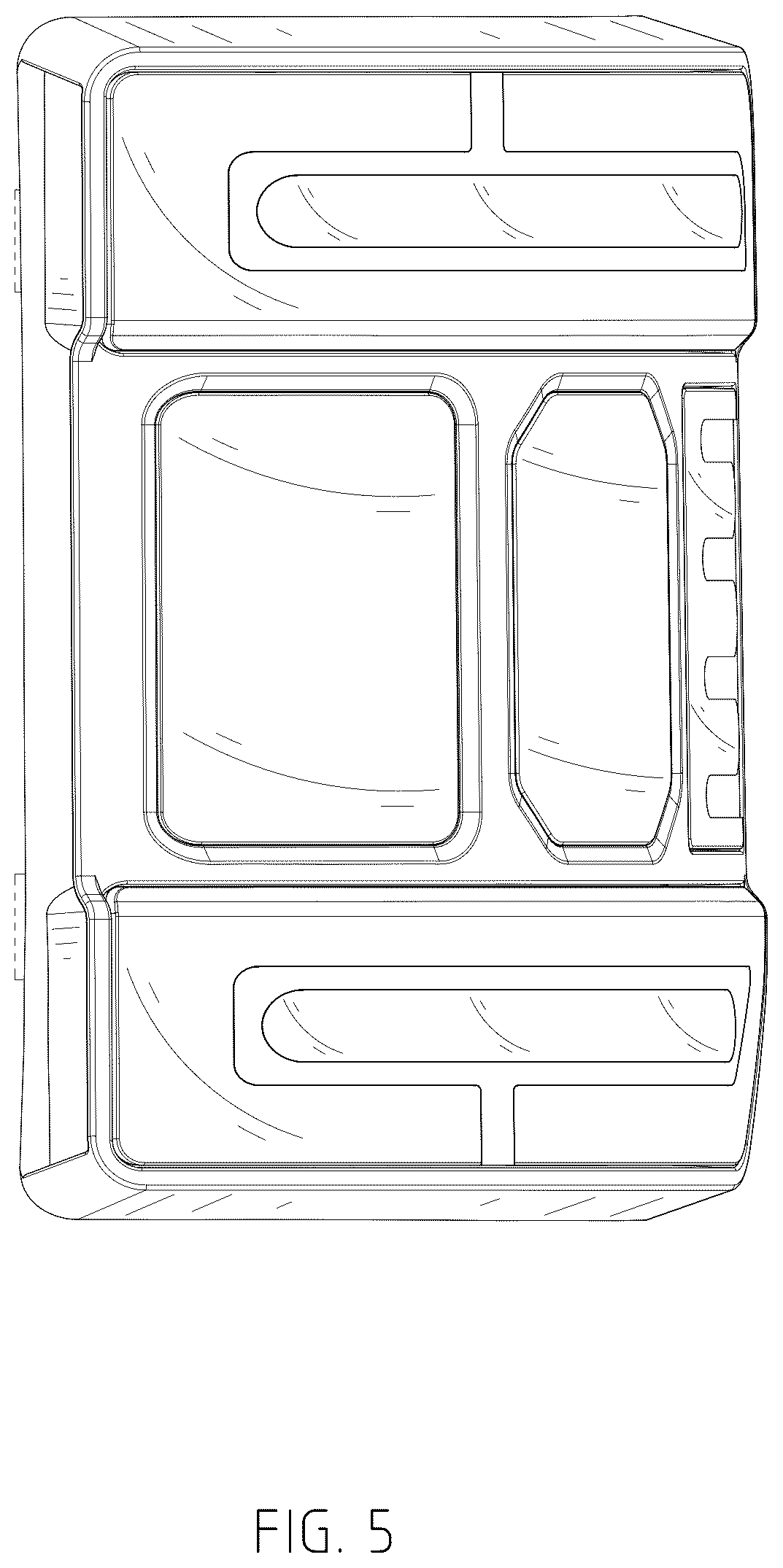 Patent USD1101226 Figure 5 – Car tail light