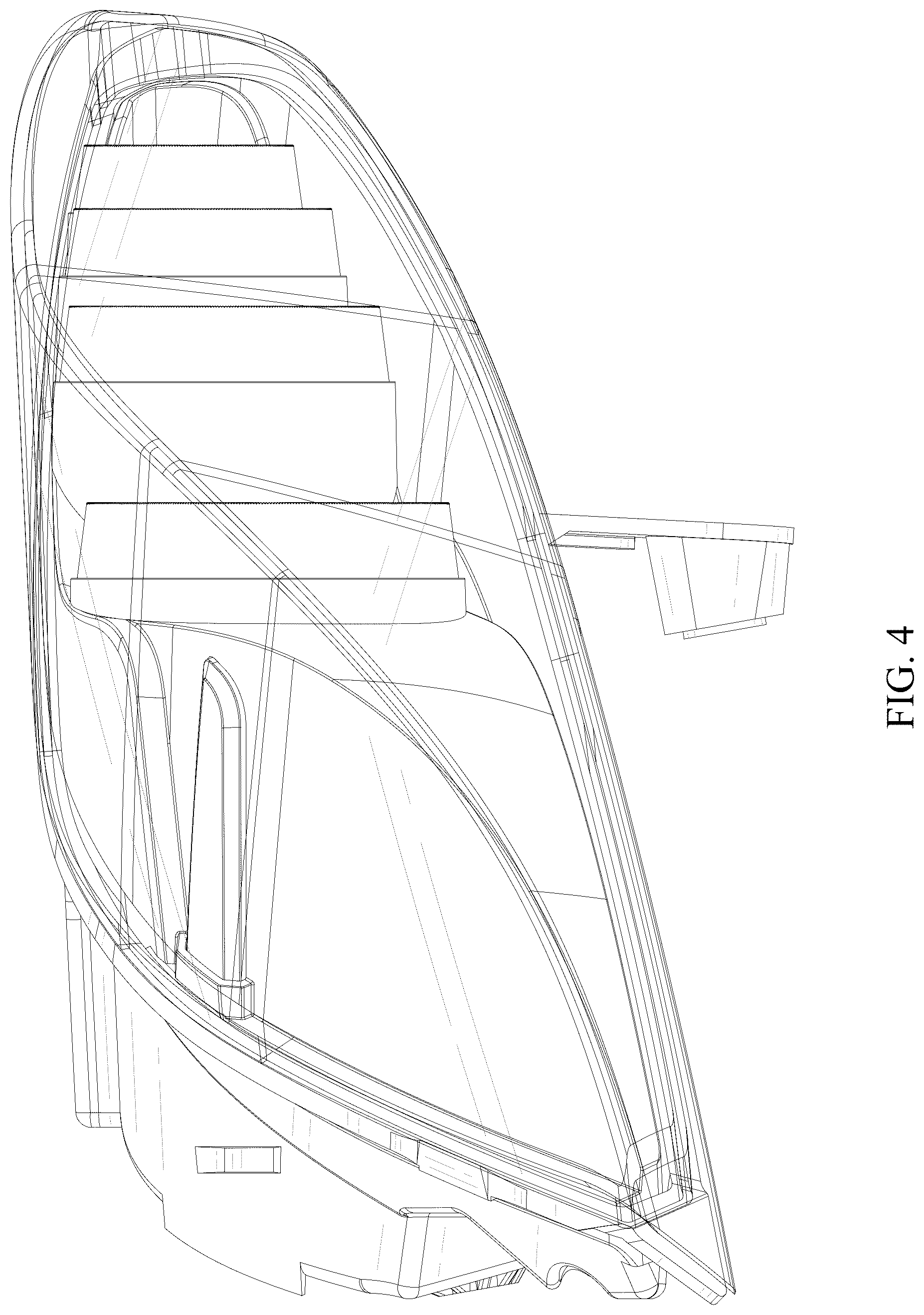 Patent USD1101231 Figure 4 – Automative light