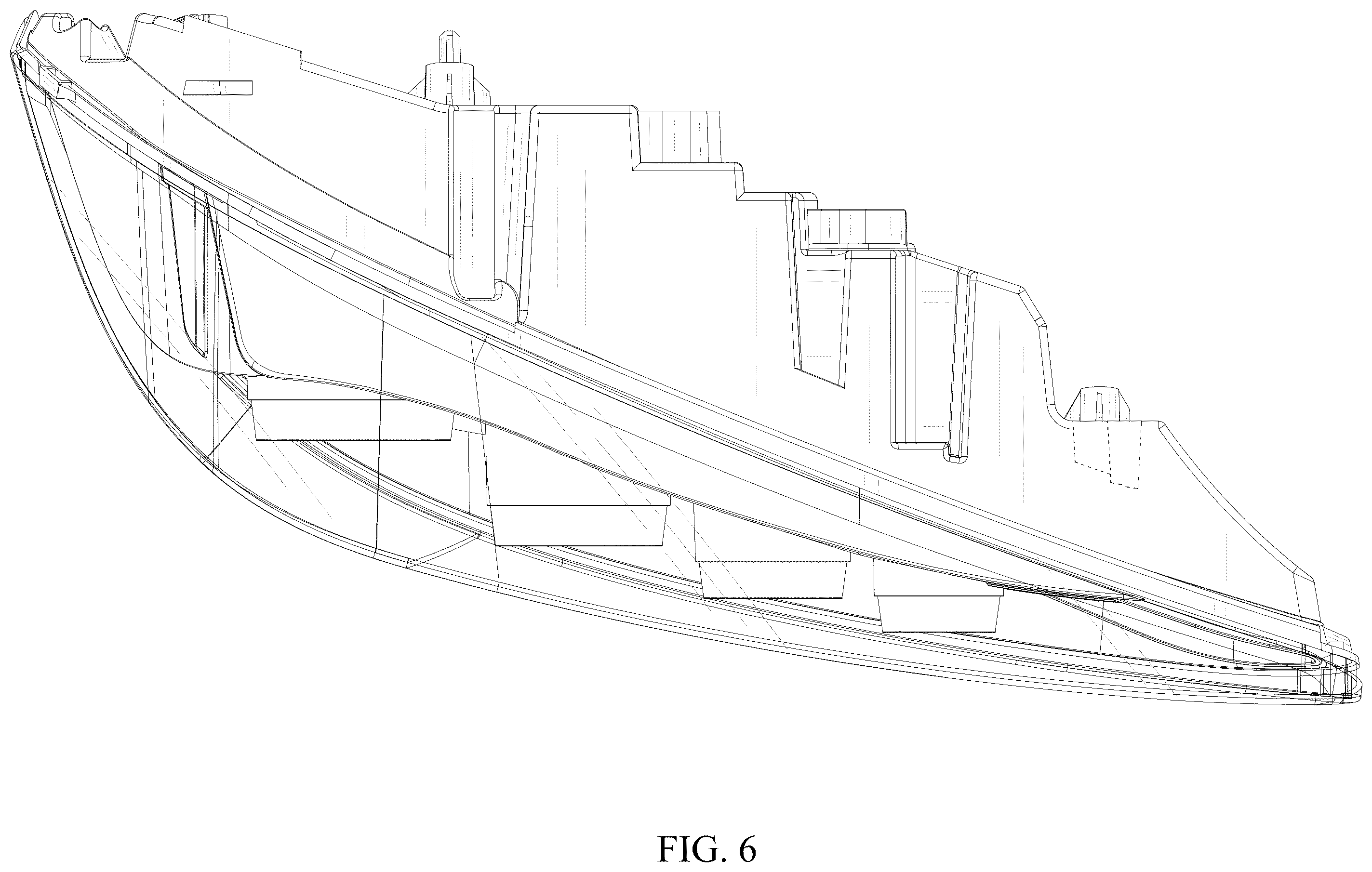 Patent USD1101231 Figure 6 – Automative light