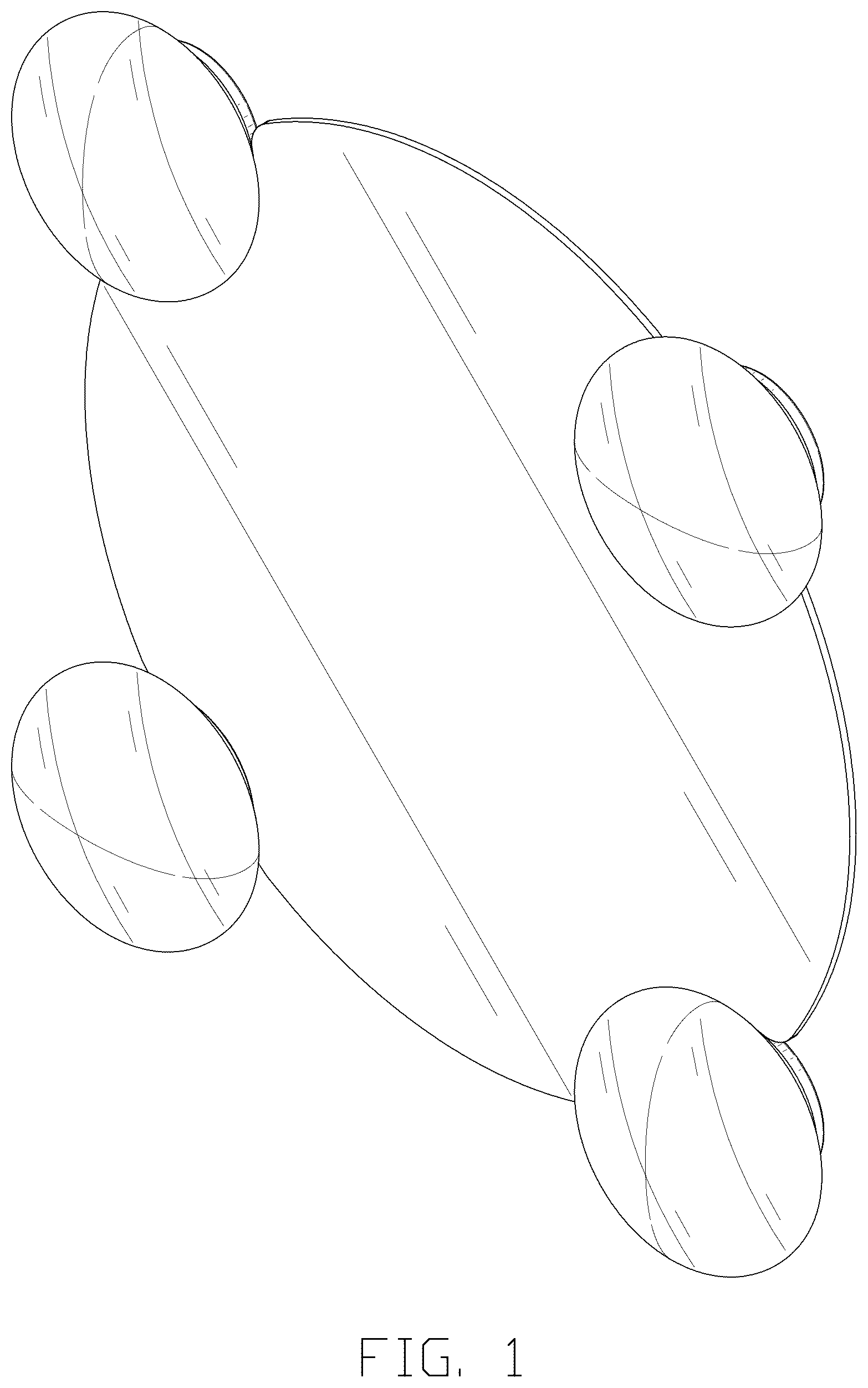 Patent USD1101233 Figure 1 – Mirror light