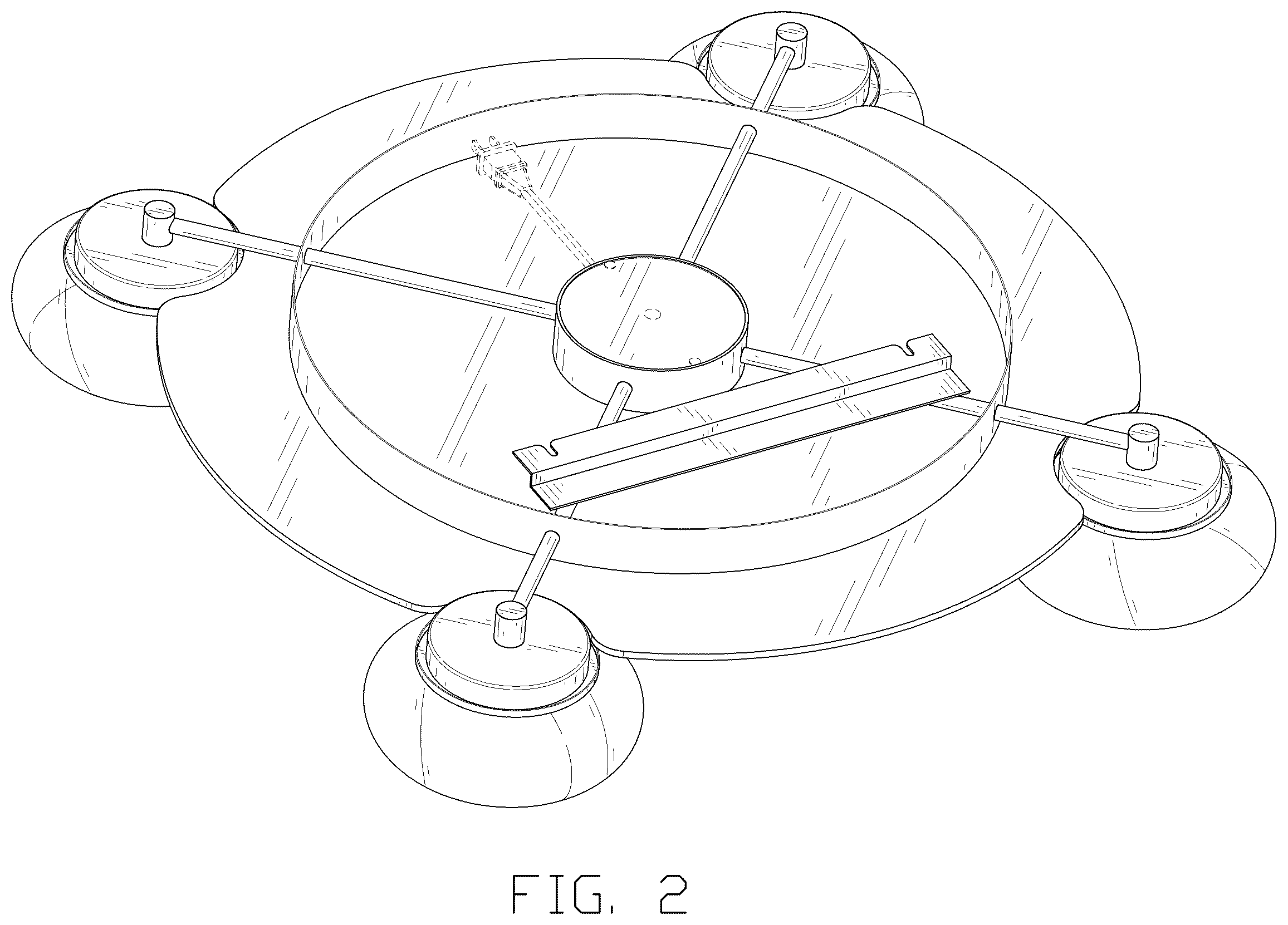 Patent USD1101233 Figure 2 – Mirror light