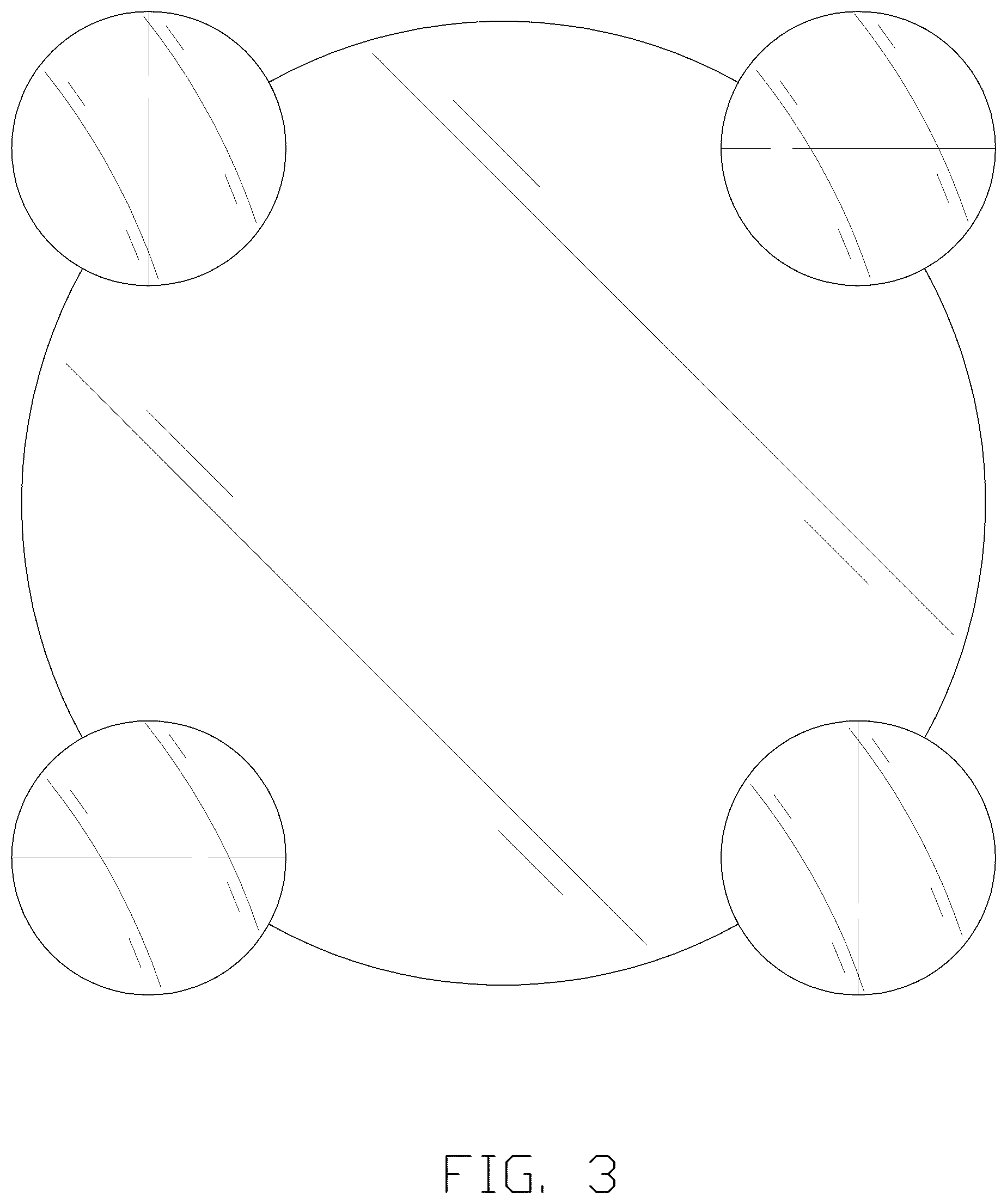 Patent USD1101233 Figure 3 – Mirror light