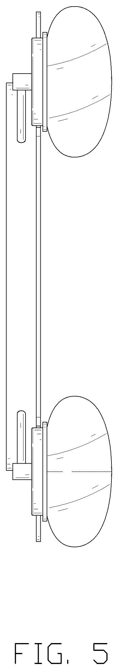 Patent USD1101233 Figure 5 – Mirror light