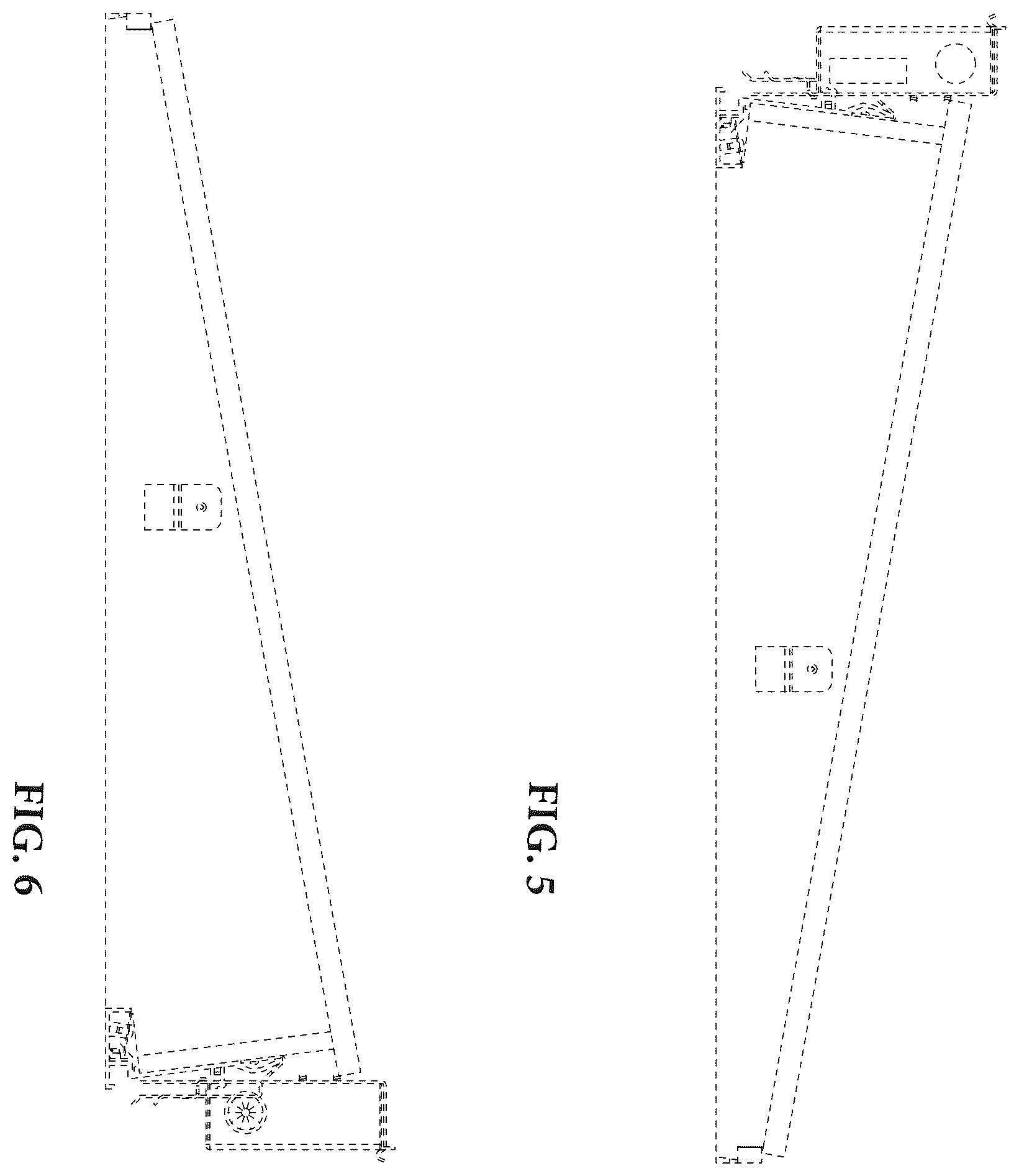 Patent USD1101247 Figure 4 – Ceiling light fixture
