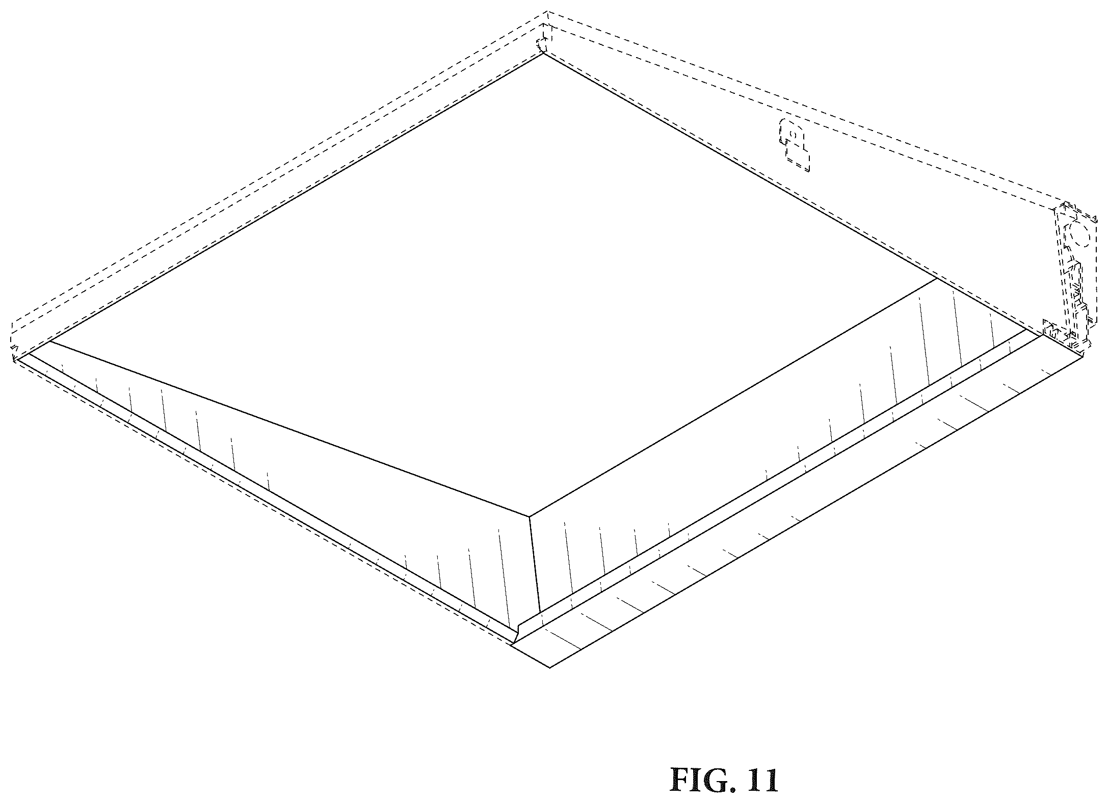 Patent USD1101247 Figure 9 – Ceiling light fixture