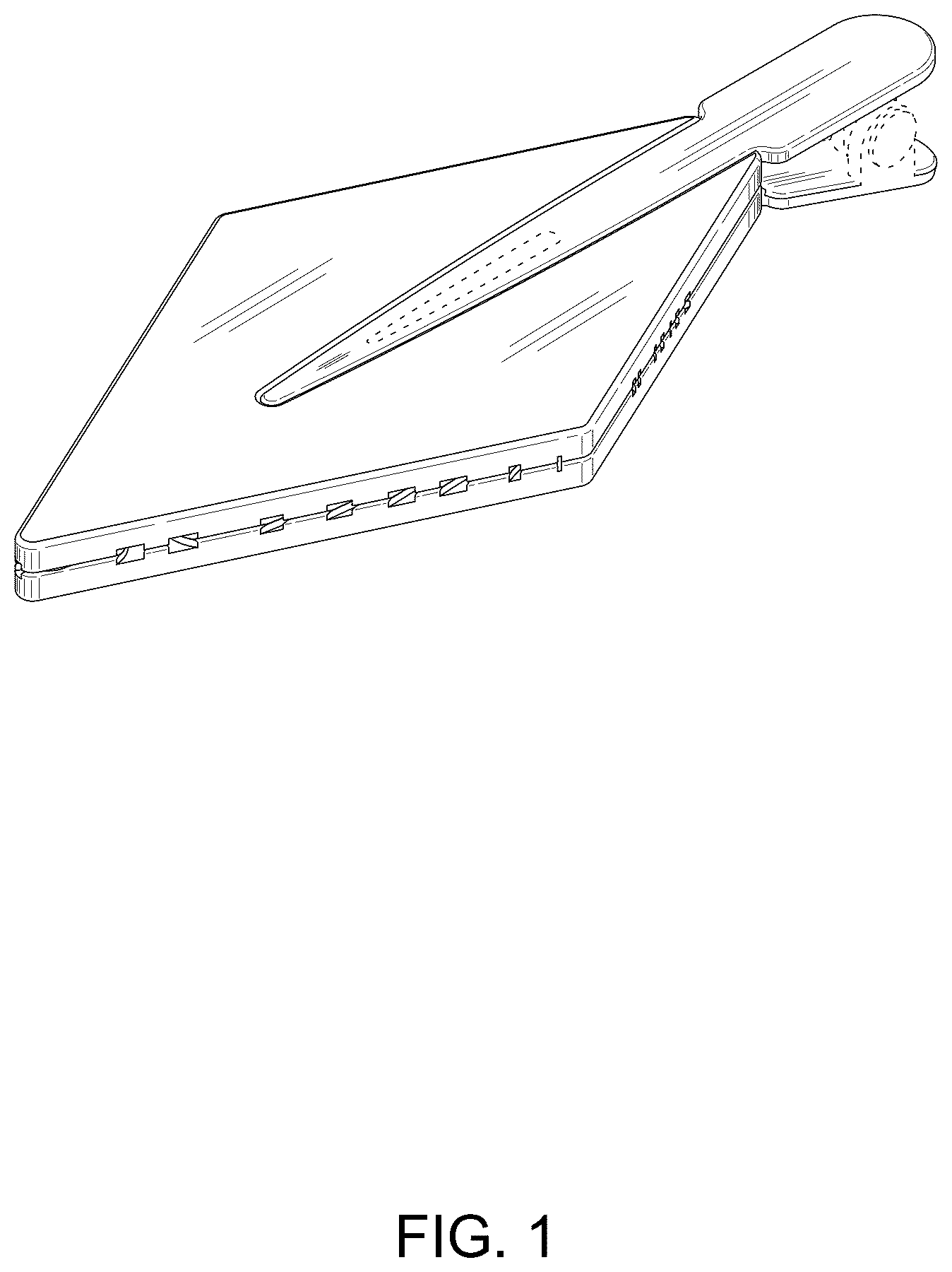 Patent USD1101264 — Gentle hair clip — Figure 1