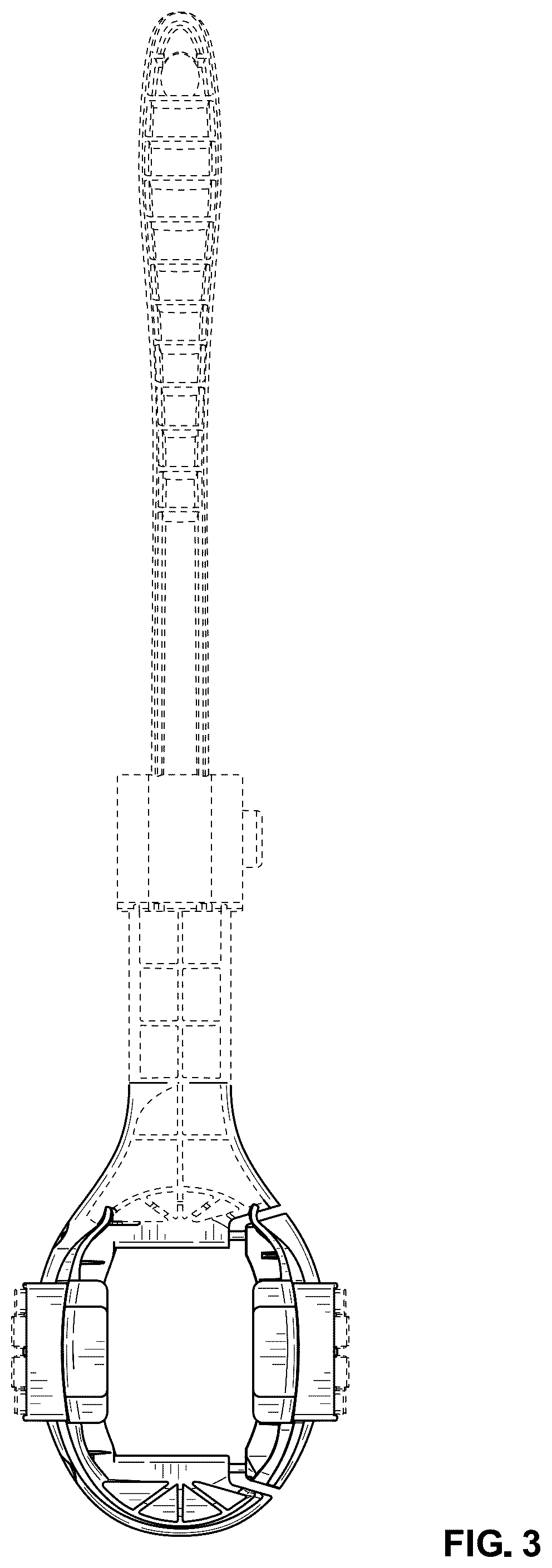 Patent USD1101267 Figure 3 – Holder for electric shaver