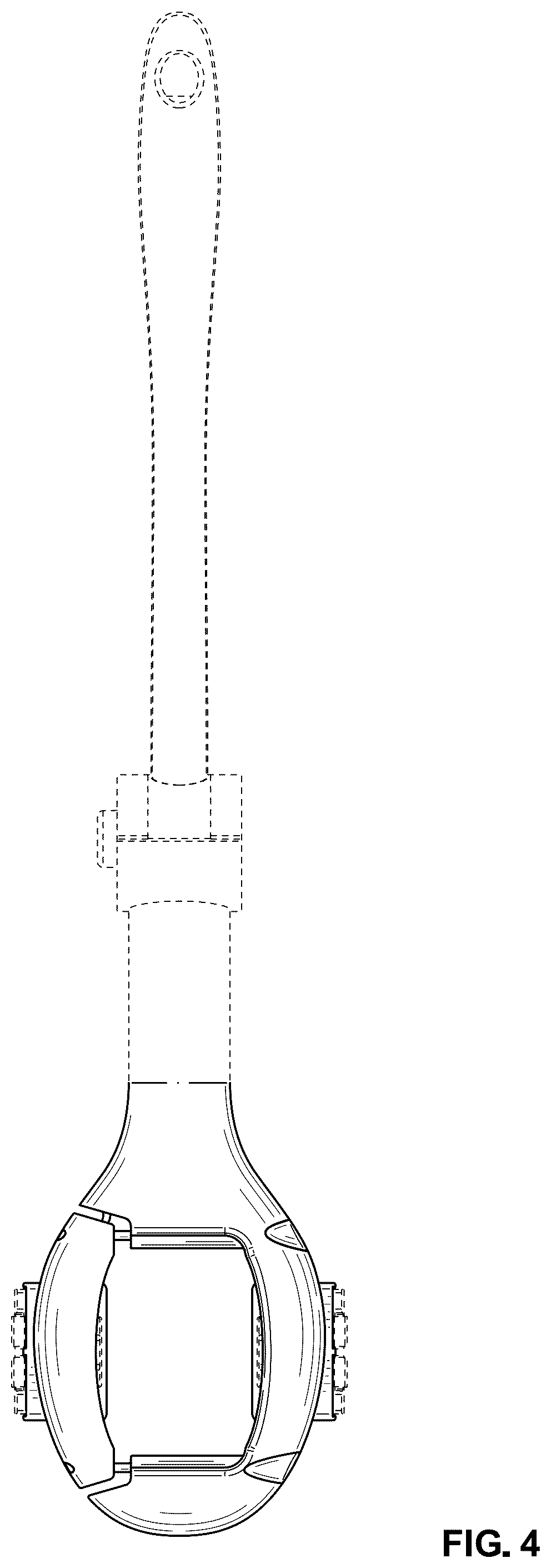 Patent USD1101267 Figure 4 – Holder for electric shaver