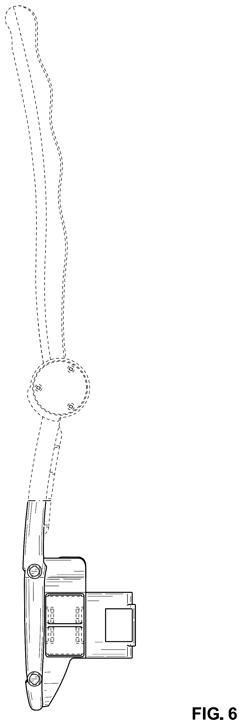 Patent USD1101267 Figure 6 – Holder for electric shaver