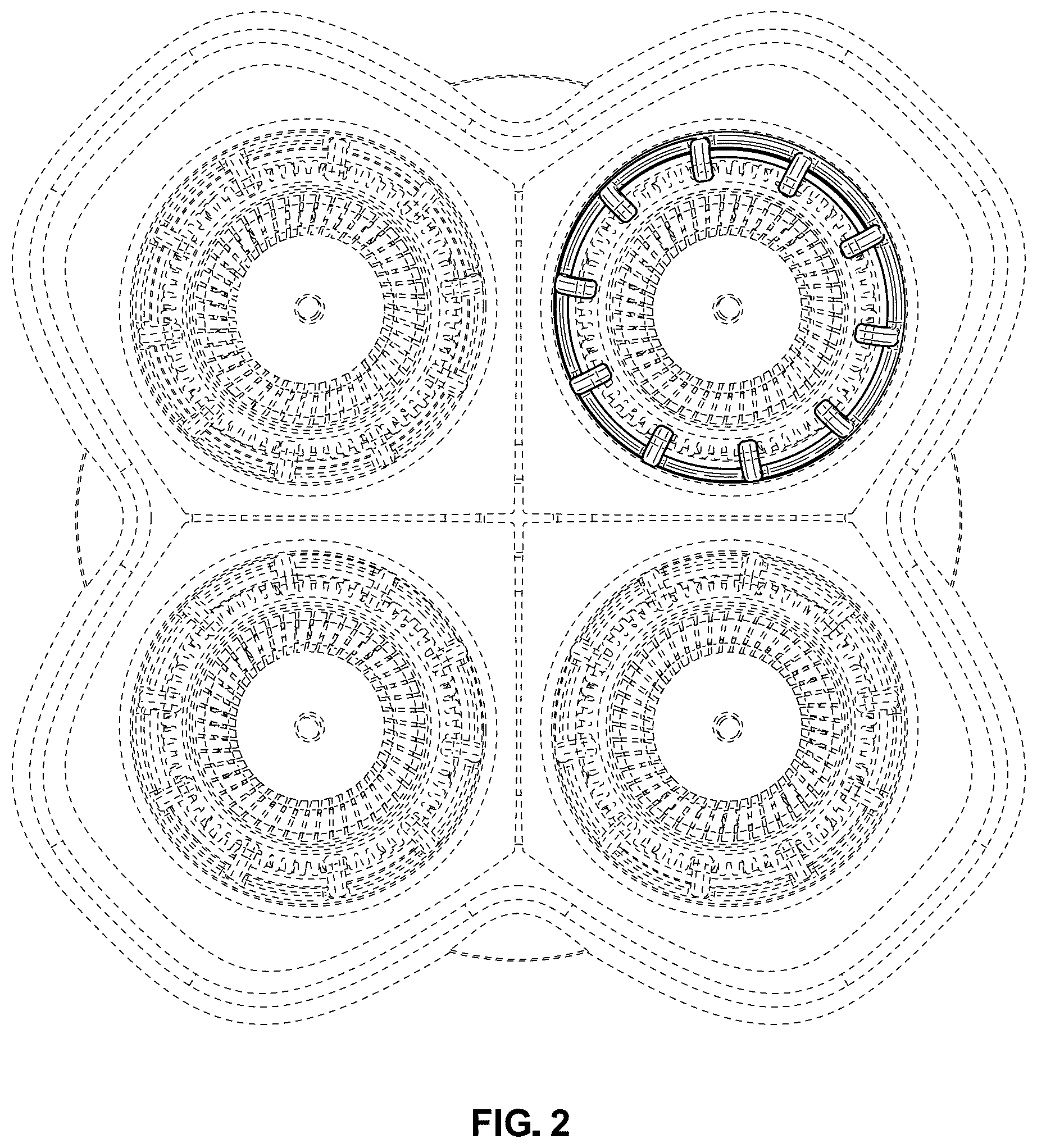 Patent USD1101270 Figure 2 – Electric shaver head