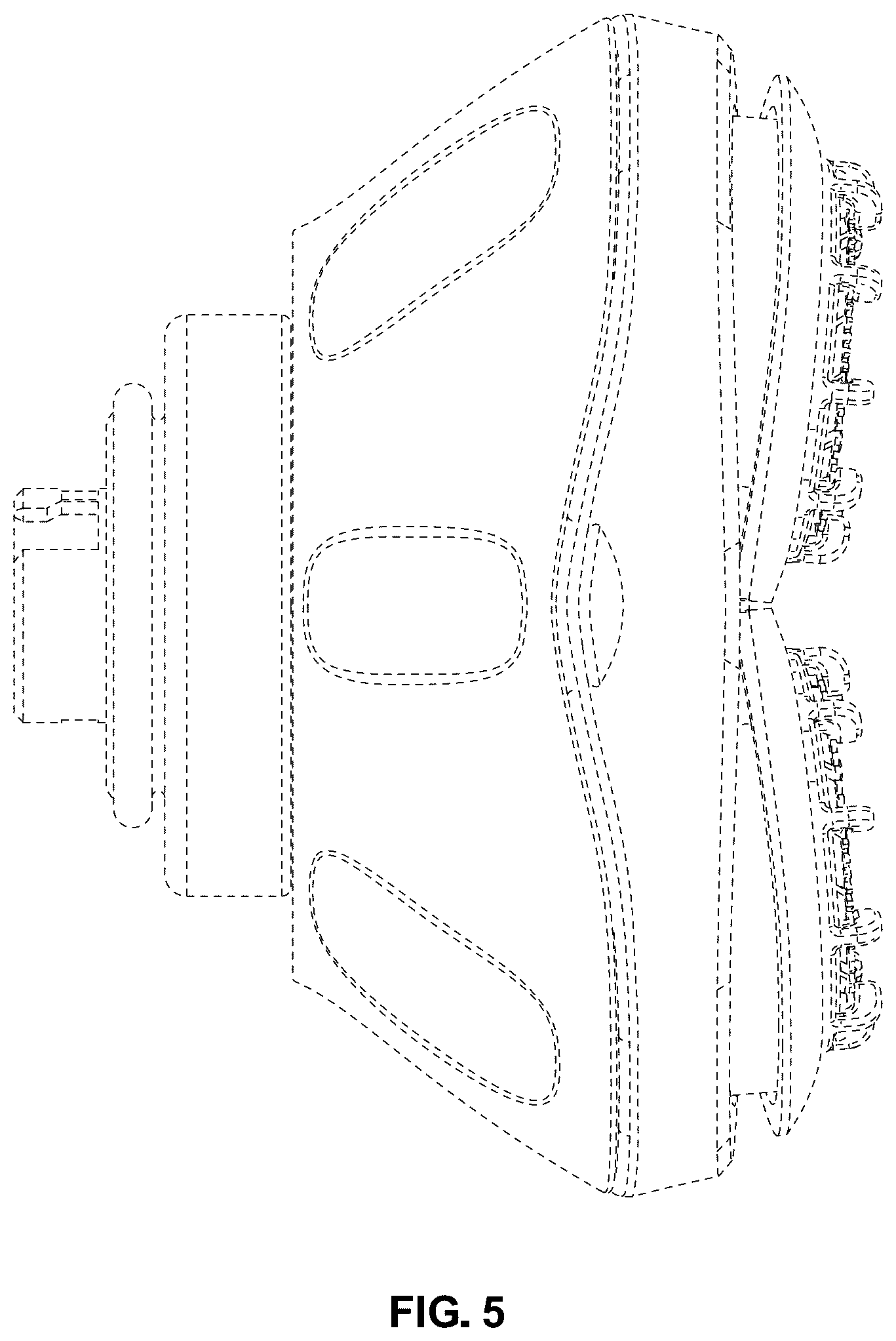 Patent USD1101270 Figure 5 – Electric shaver head