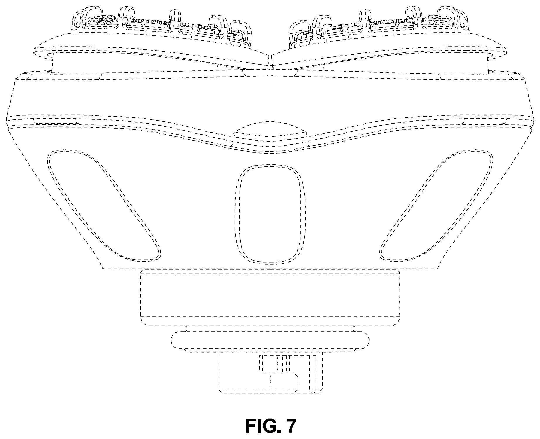 Patent USD1101270 Figure 7 – Electric shaver head