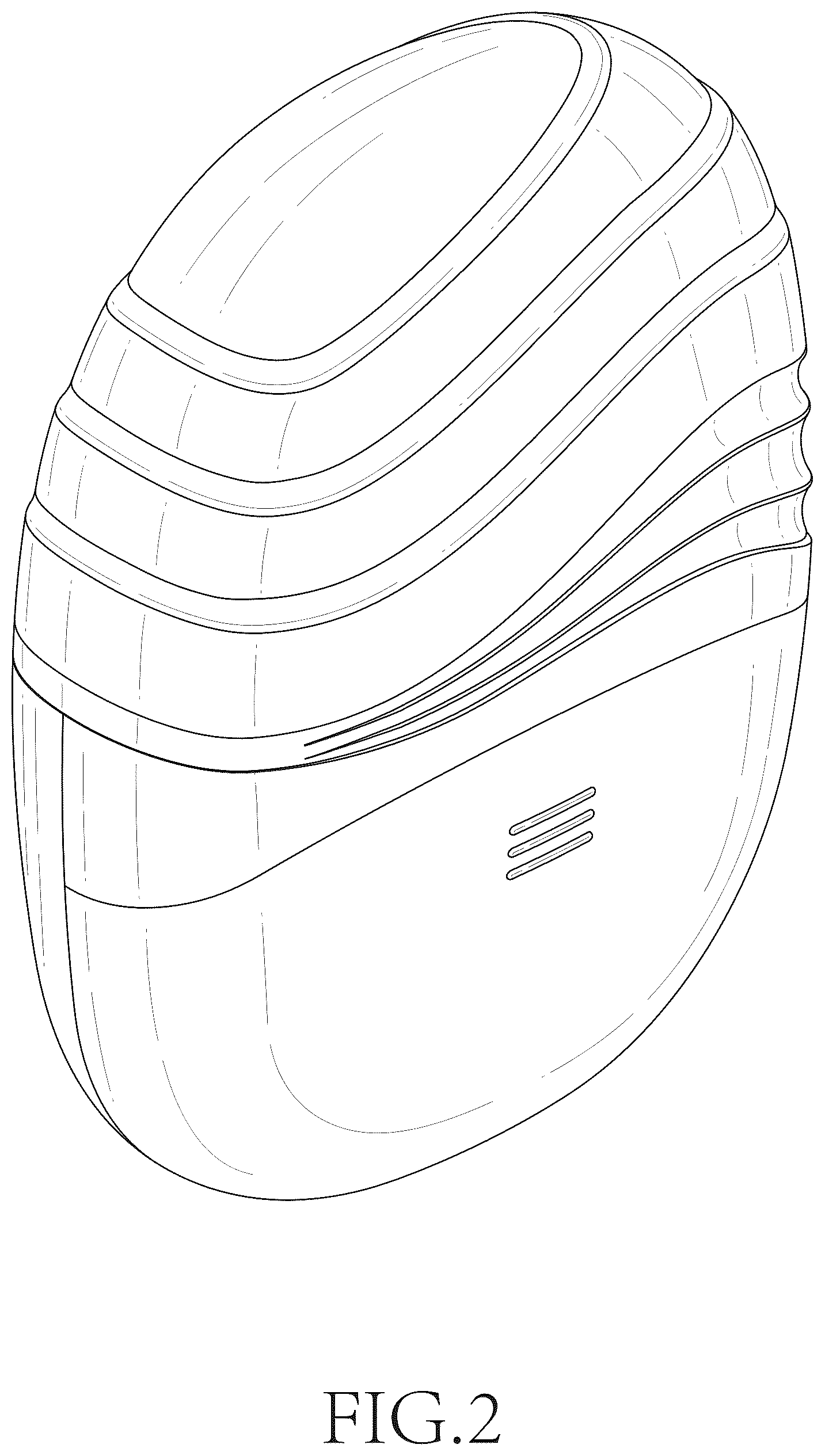 Patent USD1101271 Figure 2 – Shaver