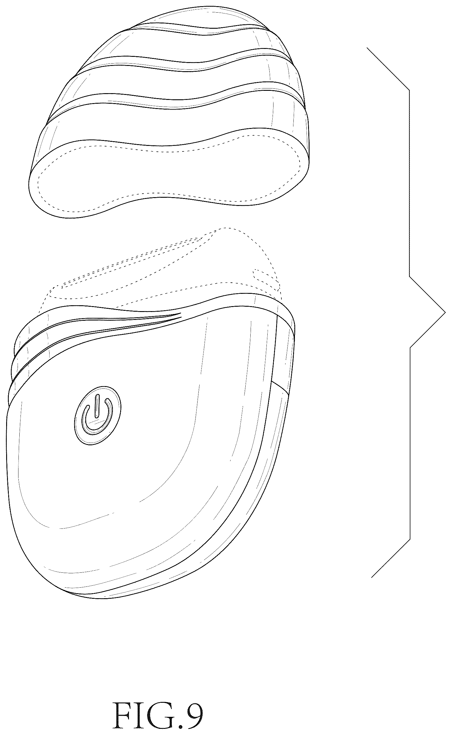Patent USD1101271 Figure 9 – Shaver