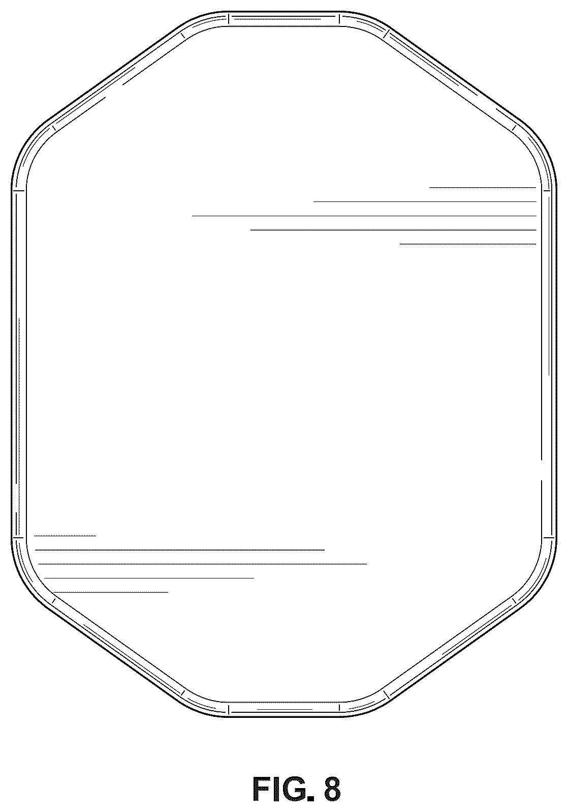 Patent USD1101276 Figure 8 – Sleeve container for cosmetic sachets