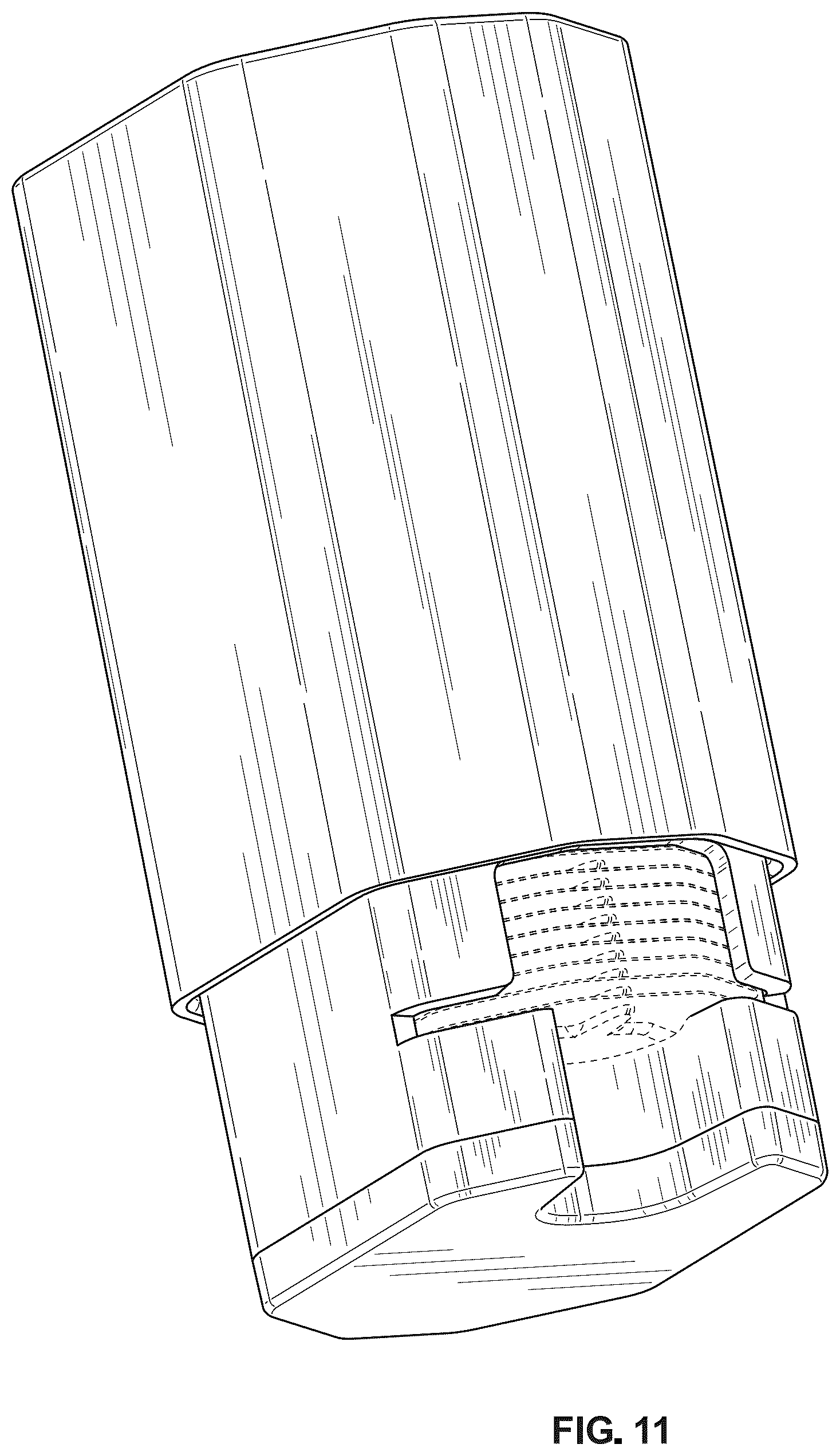 Patent USD1101276 Figure 11 – Sleeve container for cosmetic sachets