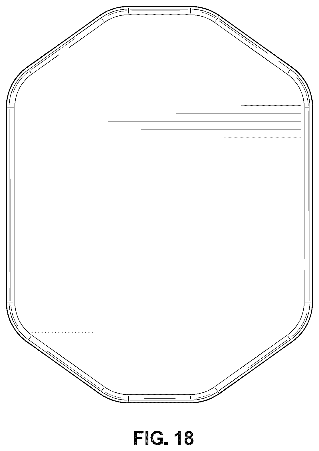 Patent USD1101276 Figure 18 – Sleeve container for cosmetic sachets