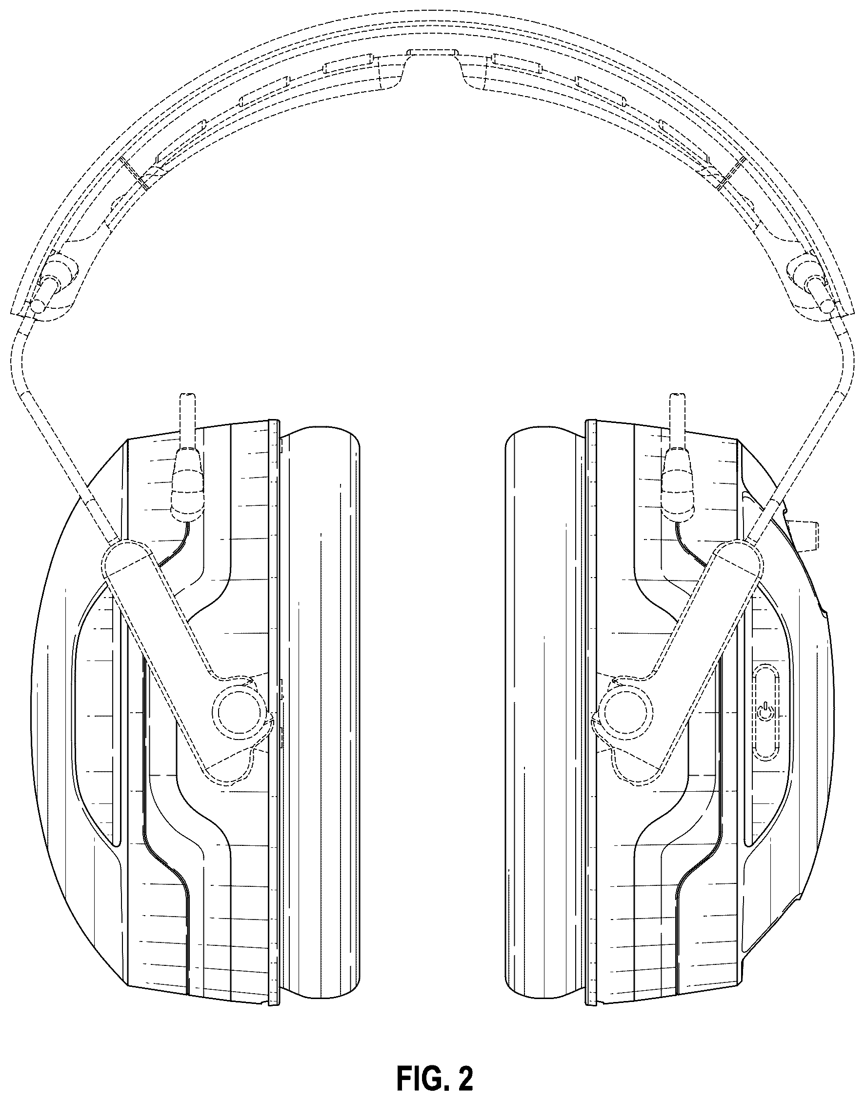 Patent USD1101287 Figure 2 – Hearing protection cups