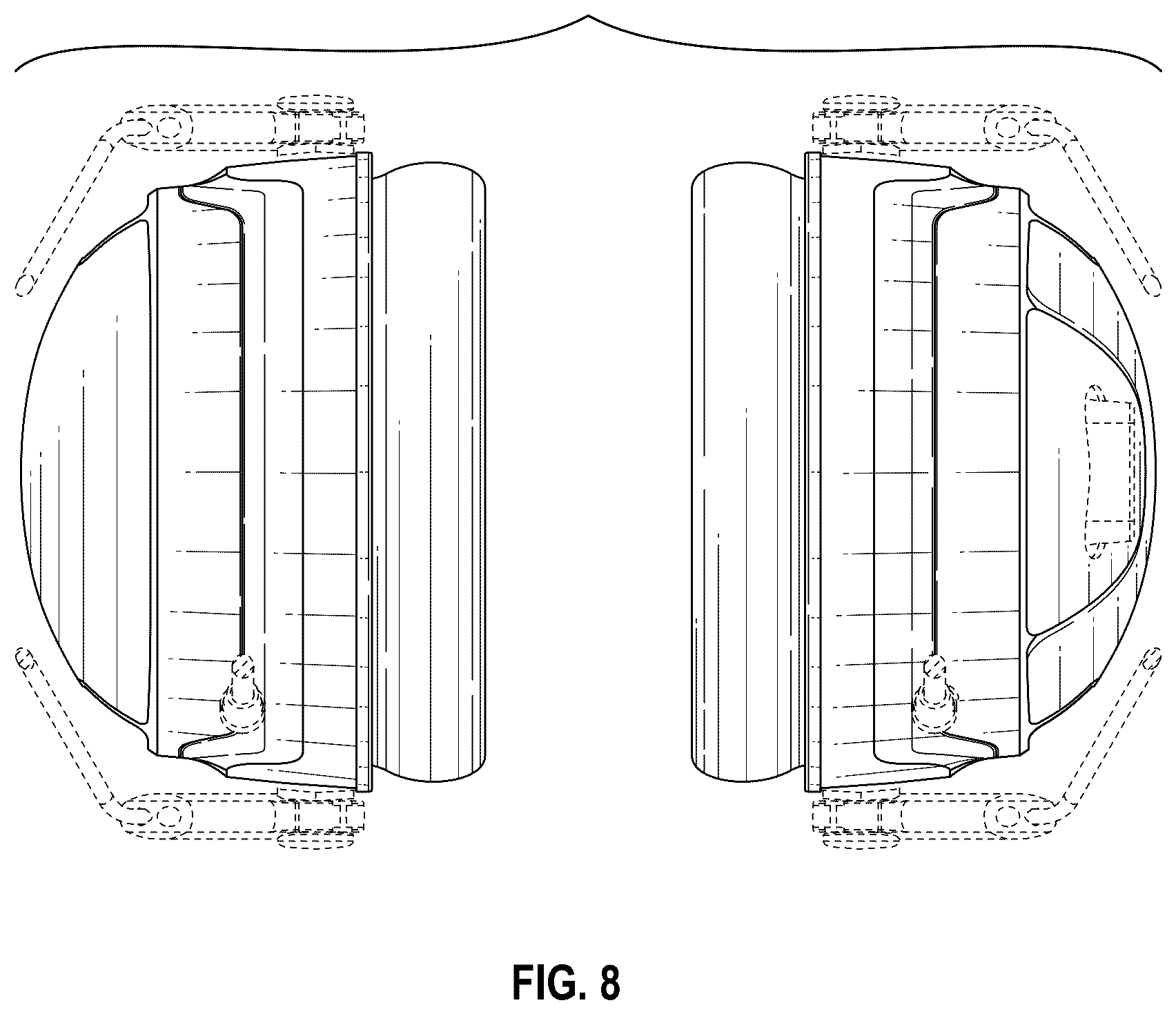 Patent USD1101287 Figure 8 – Hearing protection cups
