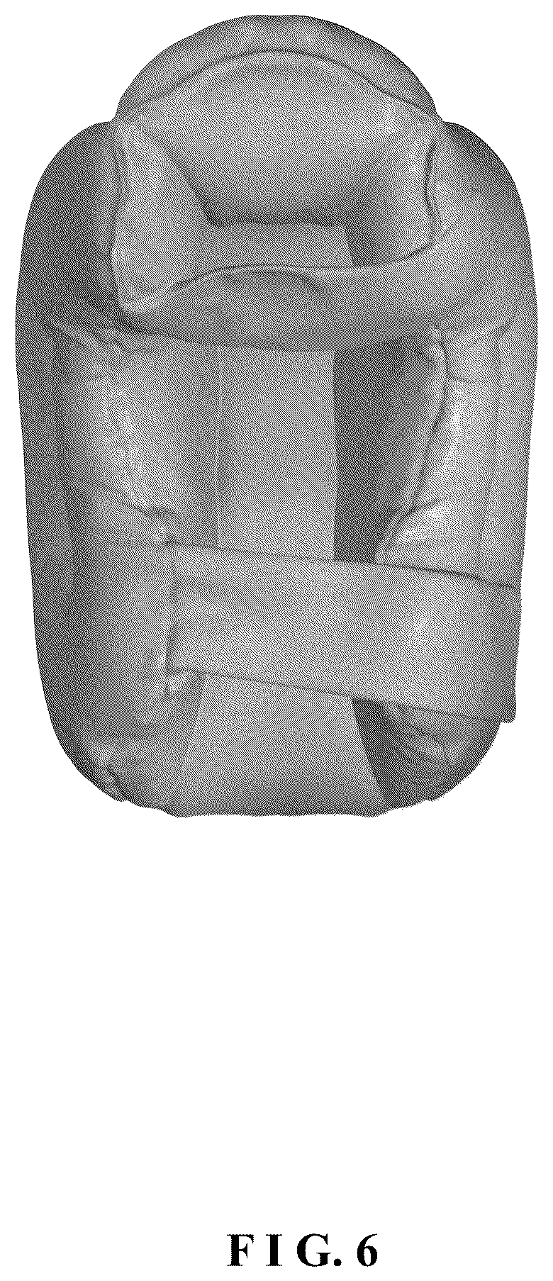 Patent USD1101290 Figure 6 – Heel cushion protector