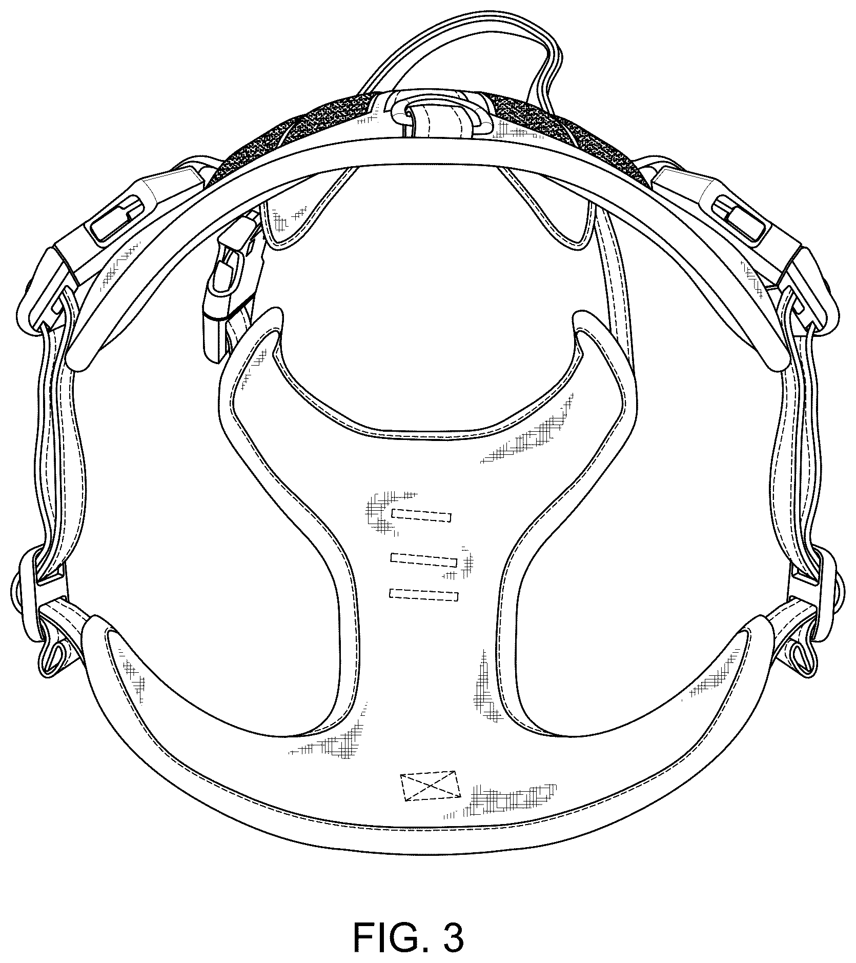 Patent USD1101298 Figure 3 – Tactical dog harness