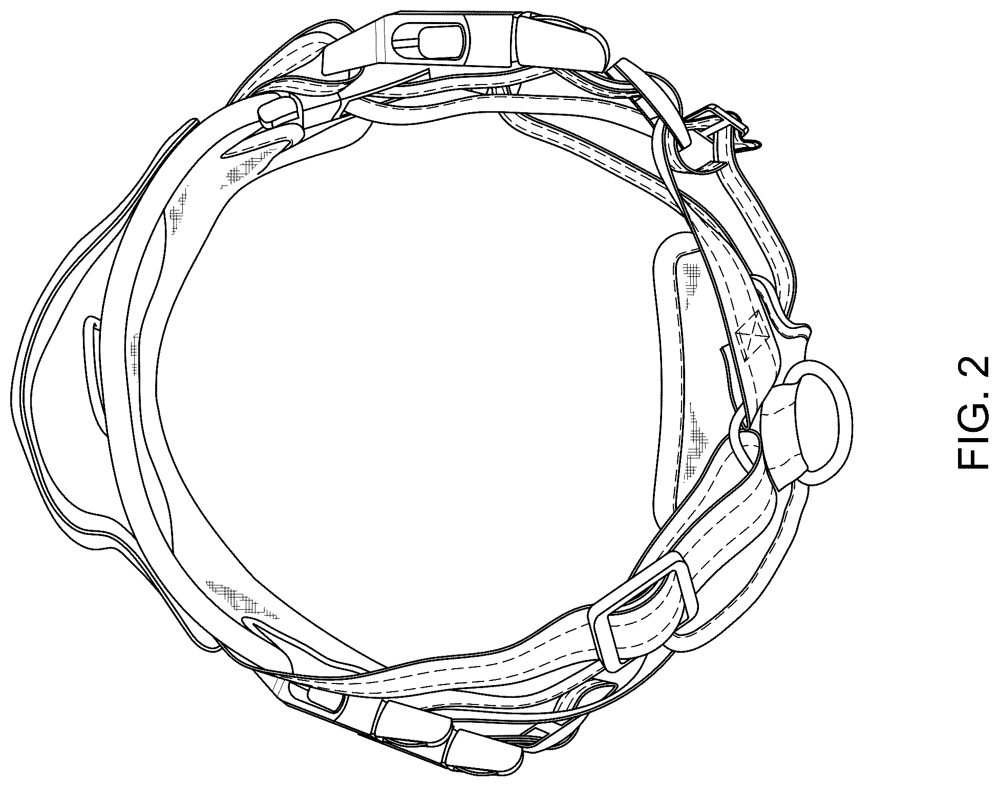 Patent USD1101303 Figure 2 – Tactical dog harness