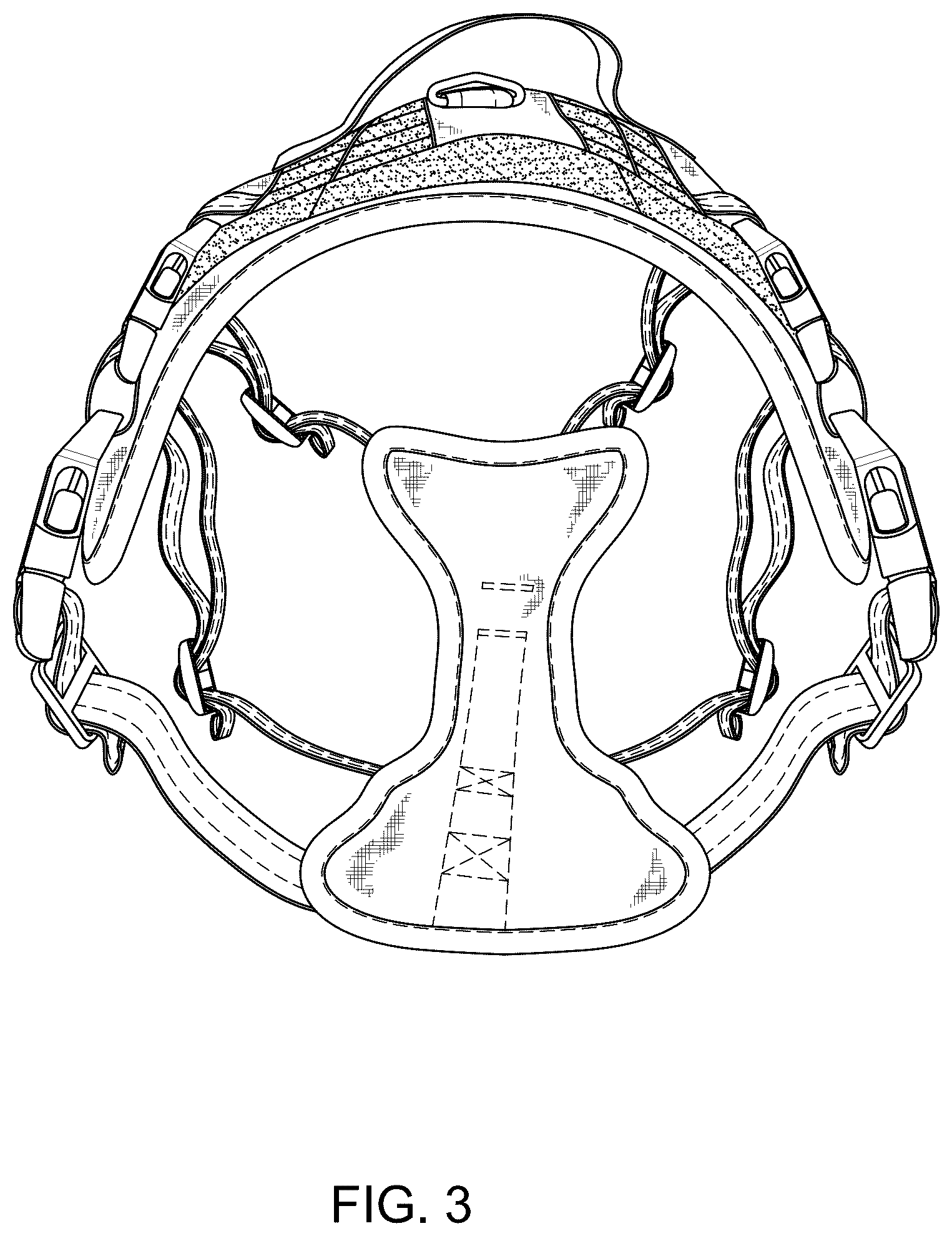 Patent USD1101303 Figure 3 – Tactical dog harness