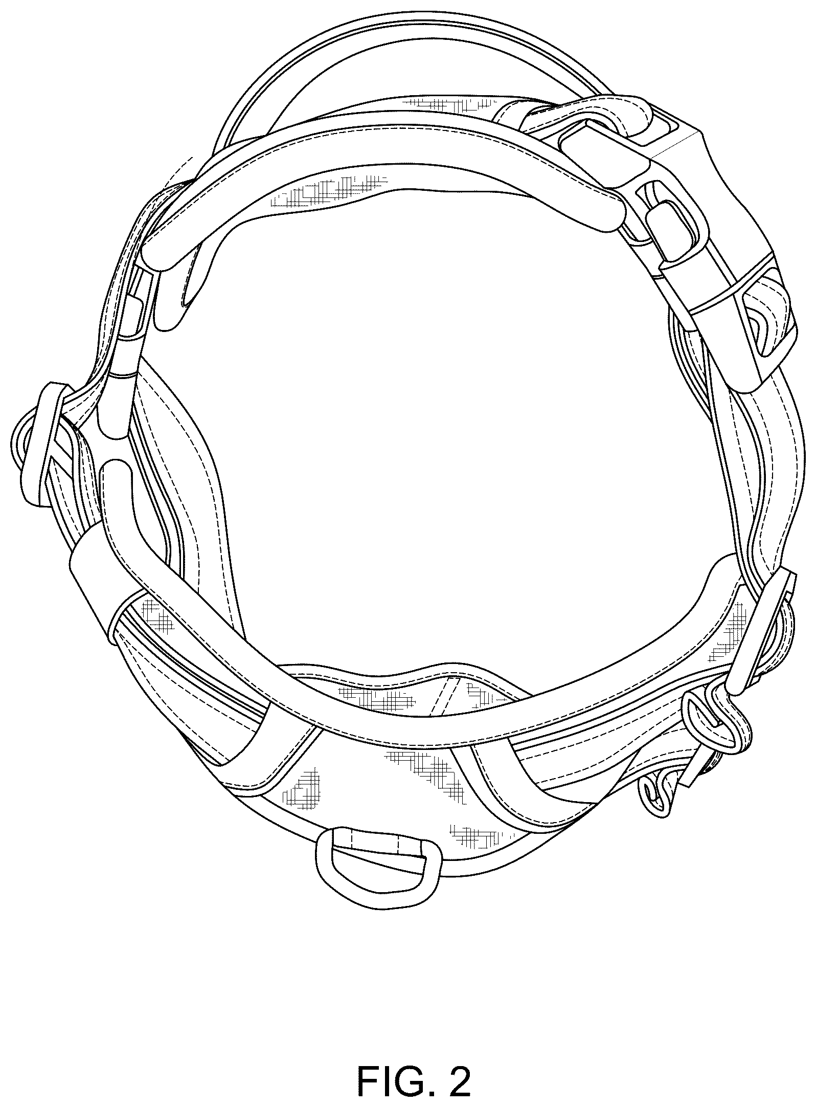Patent USD1101308 Figure 2 – No-pull dog harness