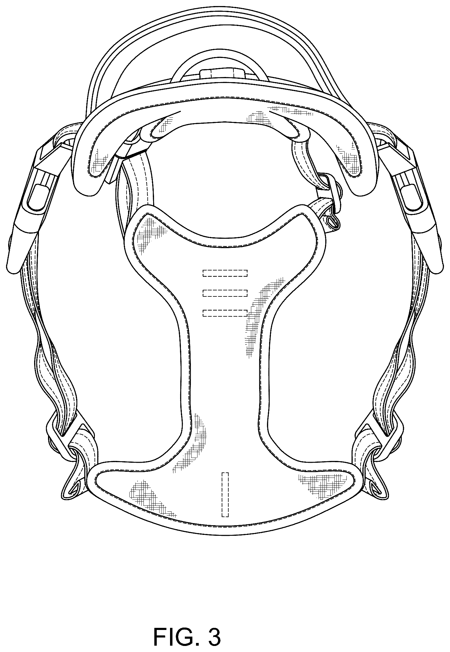 Patent USD1101308 Figure 3 – No-pull dog harness