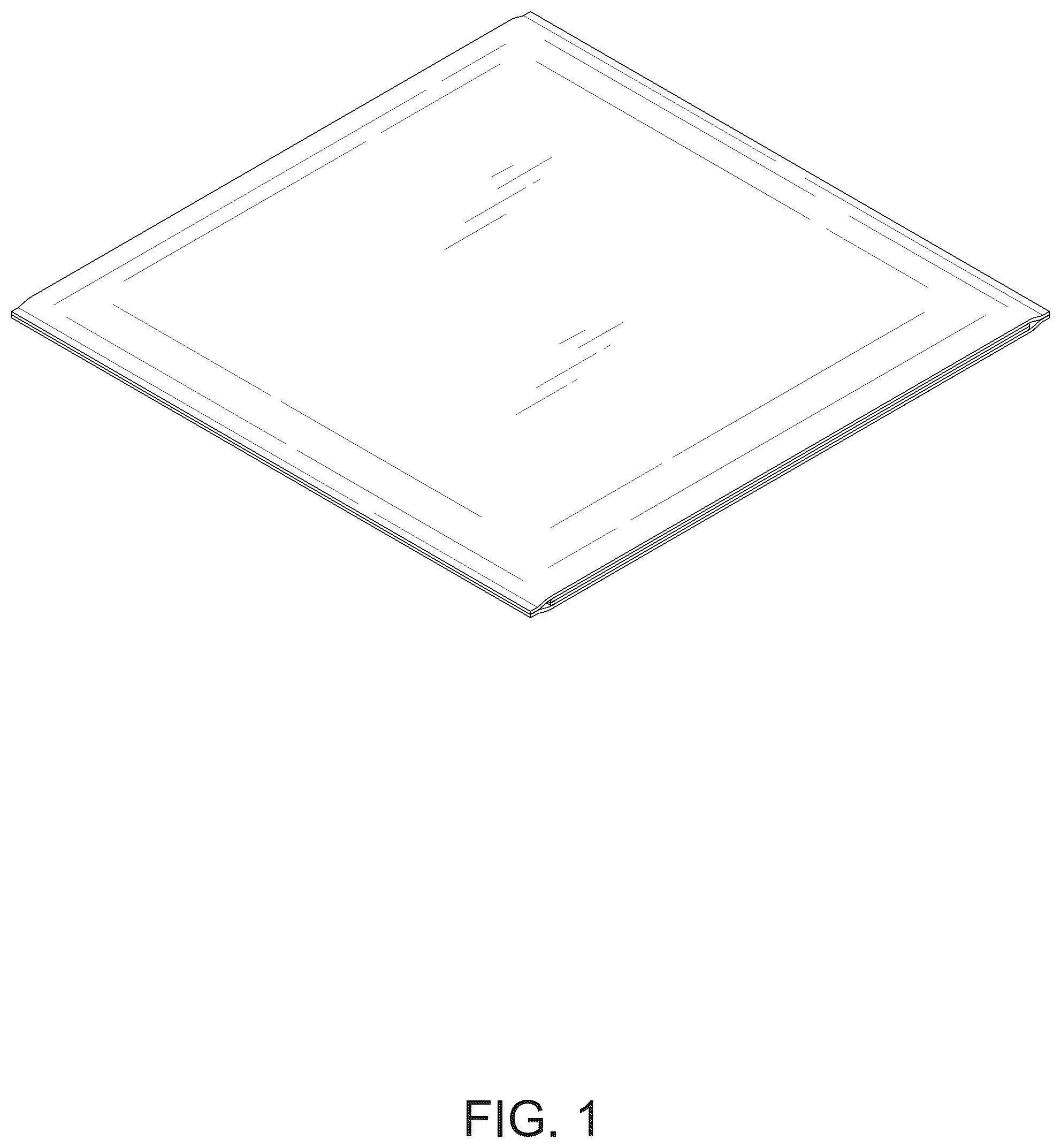 Patent USD1101313 — Adhesive pad for pet urine absorption sheet — Figure 1