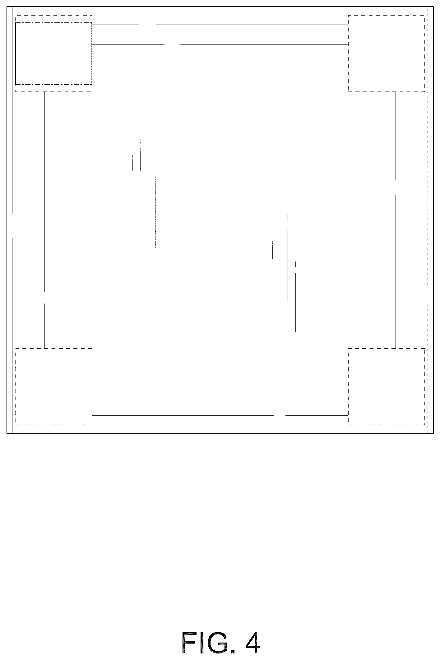 Patent USD1101313 Figure 4 – Adhesive pad for pet urine absorption sheet