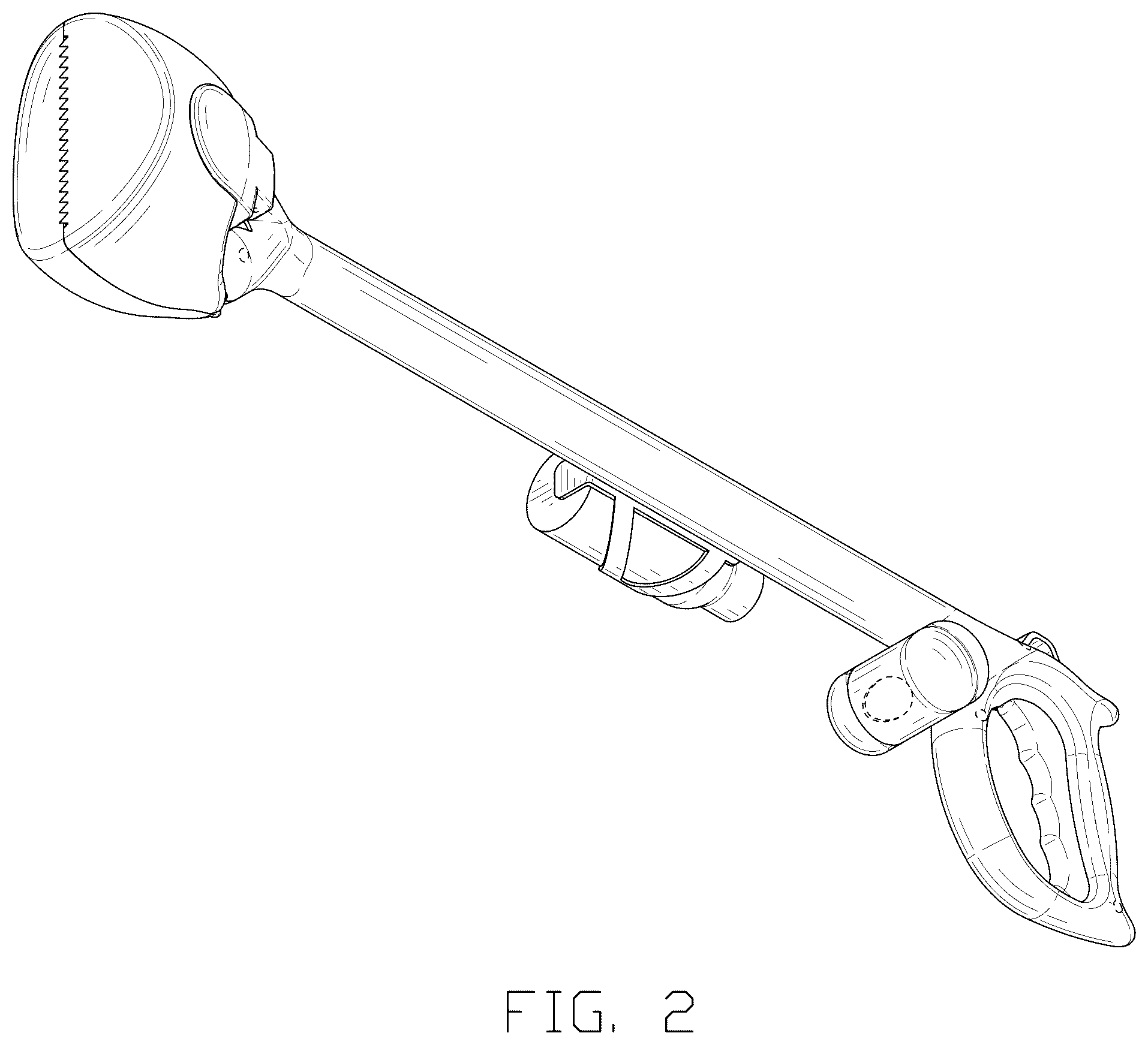 Patent USD1101315 Figure 2 – Poop scooper