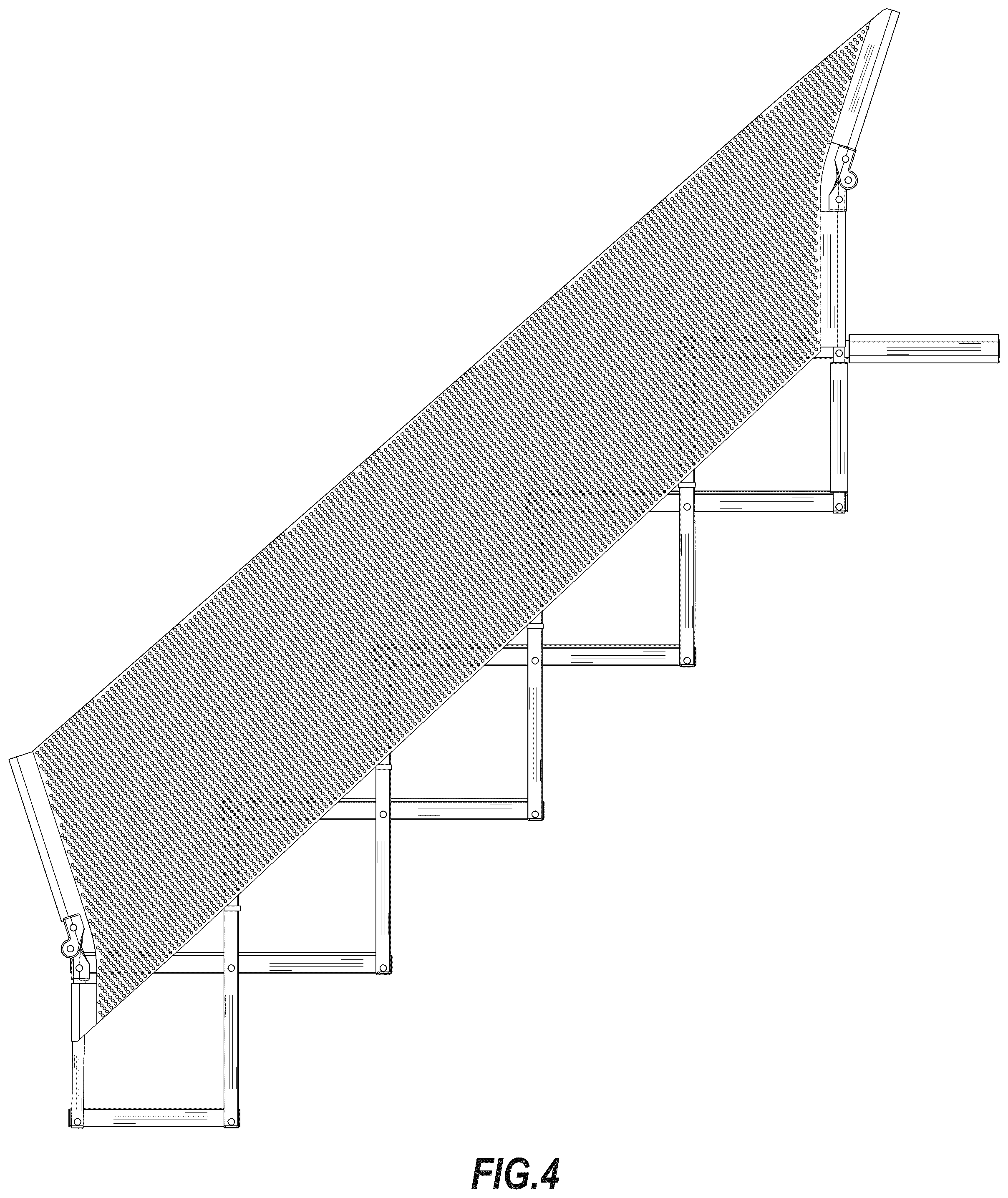 Patent USD1101316 Figure 4 – Pet ladder