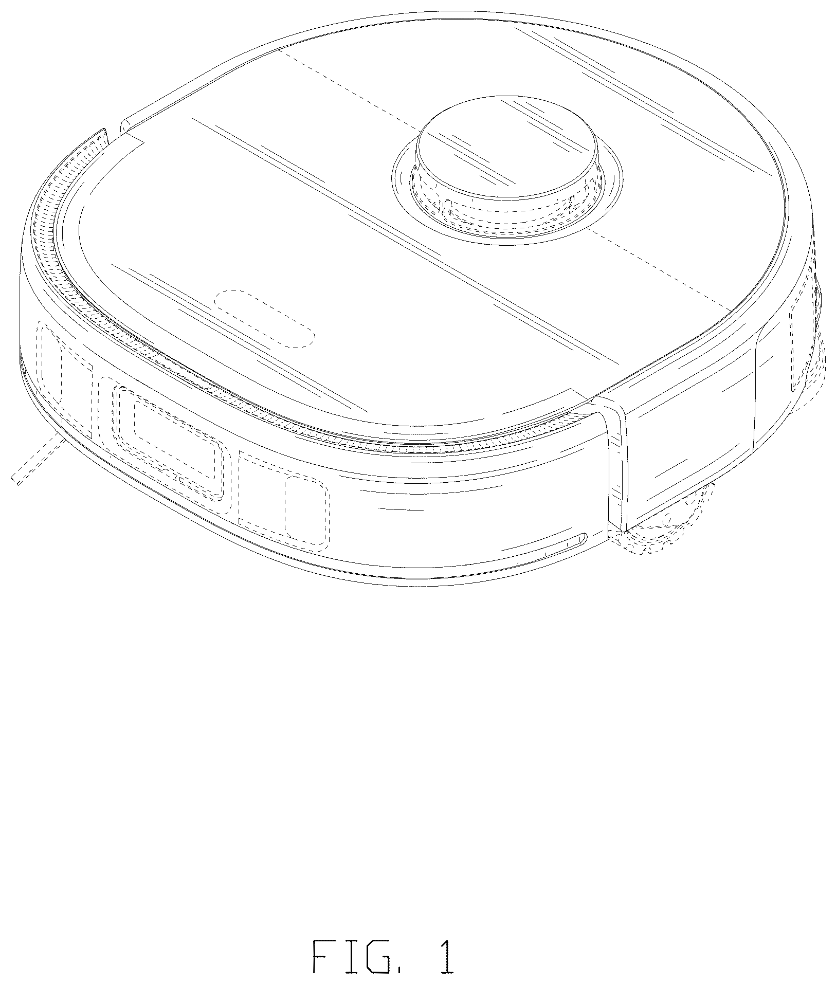 Patent USD1101322 Figure 1 – Robotic cleaner