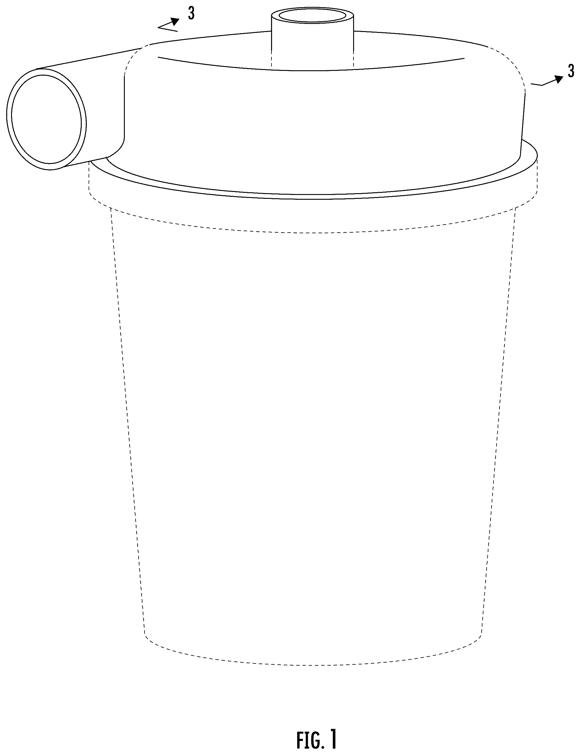 Patent USD1101327 Figure 1 – Dust separator