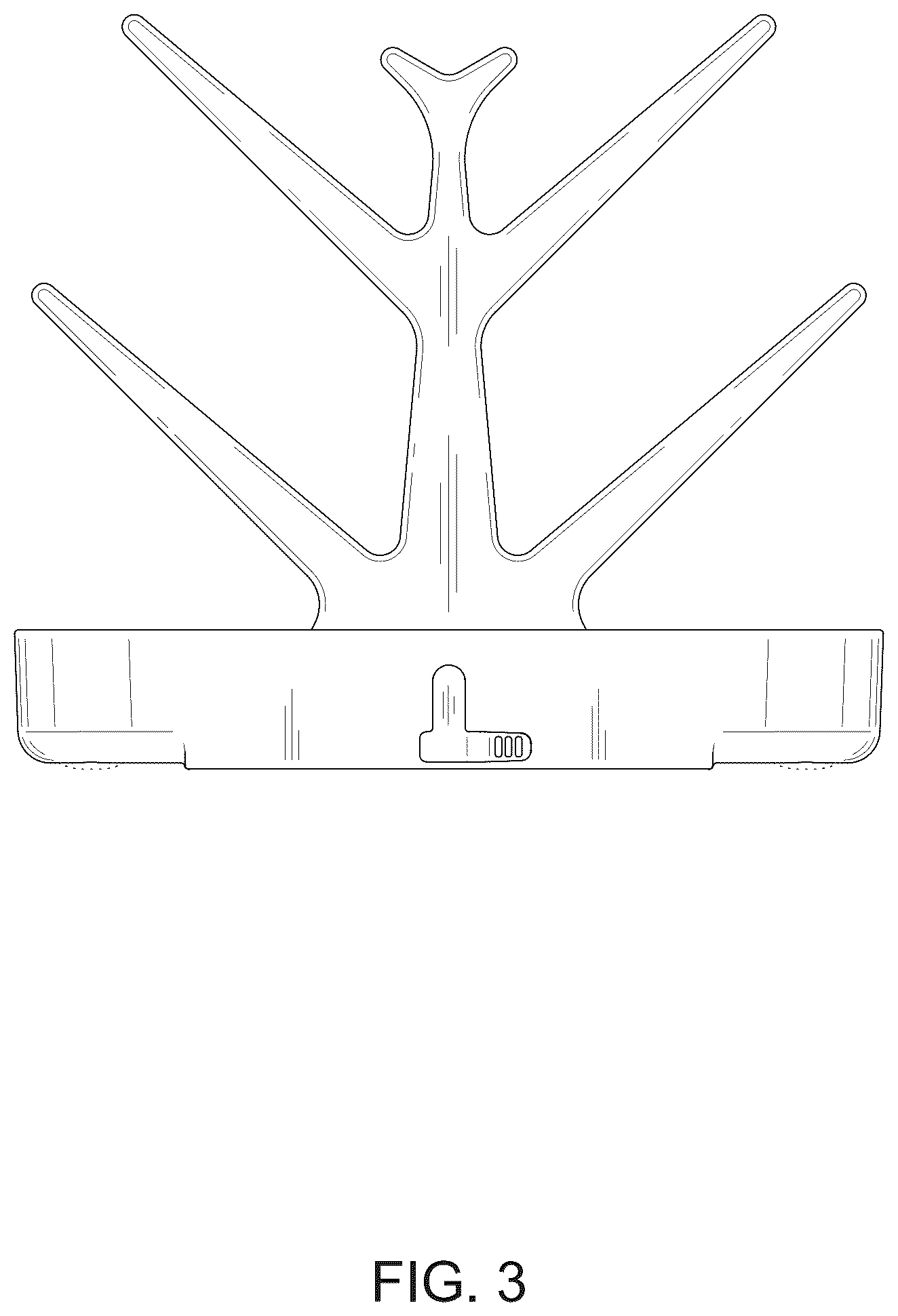 Patent USD1101332 Figure 3 – Baby bottle drying rack