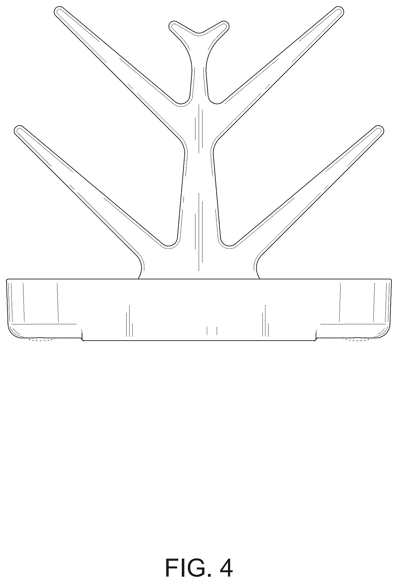 Patent USD1101332 Figure 4 – Baby bottle drying rack