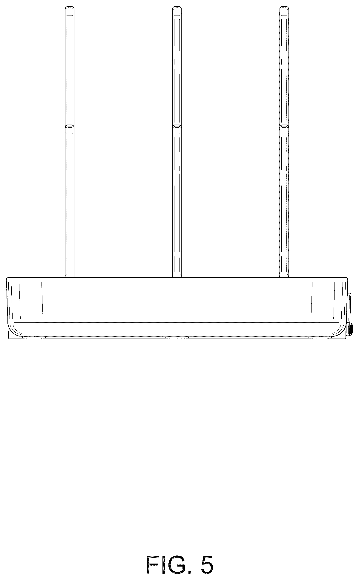 Patent USD1101332 Figure 5 – Baby bottle drying rack