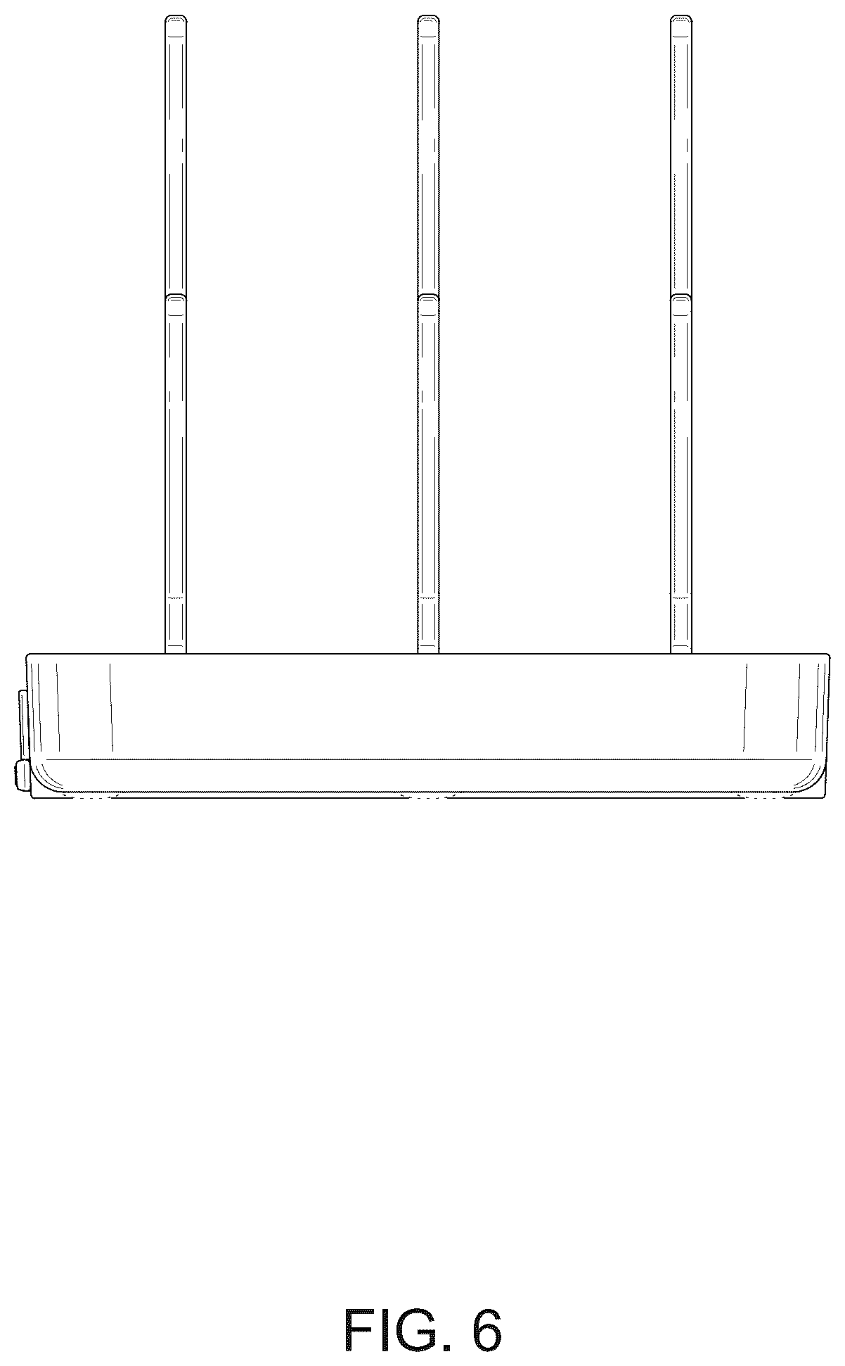 Patent USD1101332 Figure 6 – Baby bottle drying rack