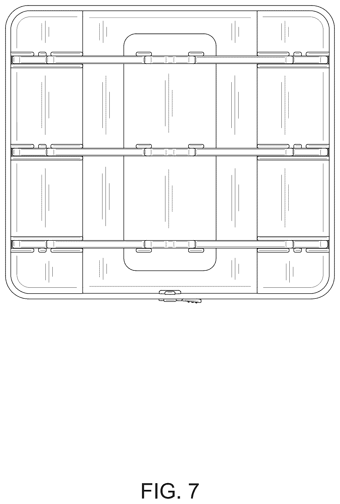 Patent USD1101332 Figure 7 – Baby bottle drying rack
