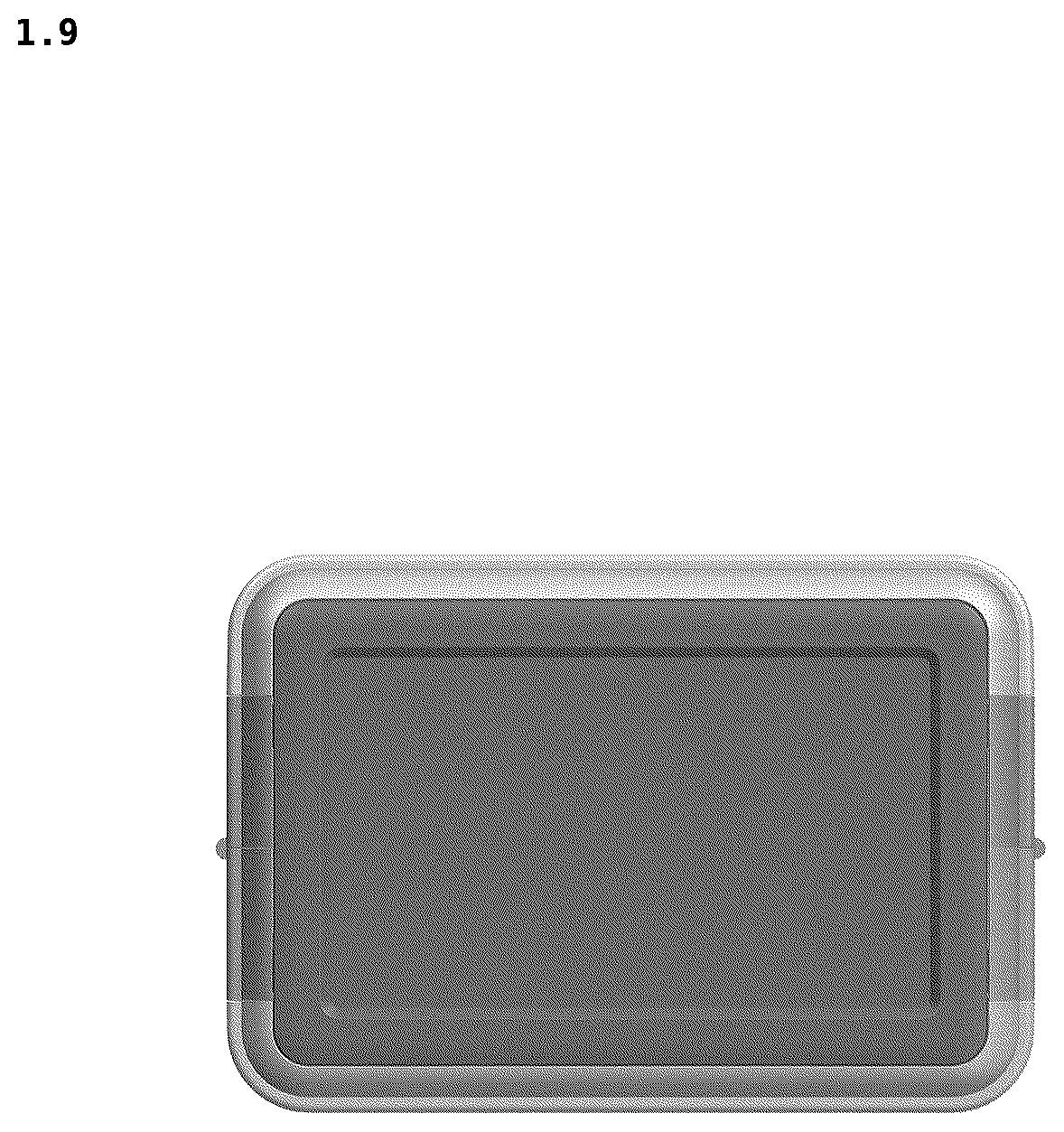 Patent USD1101338 Figure 9 – Refuse receptacle