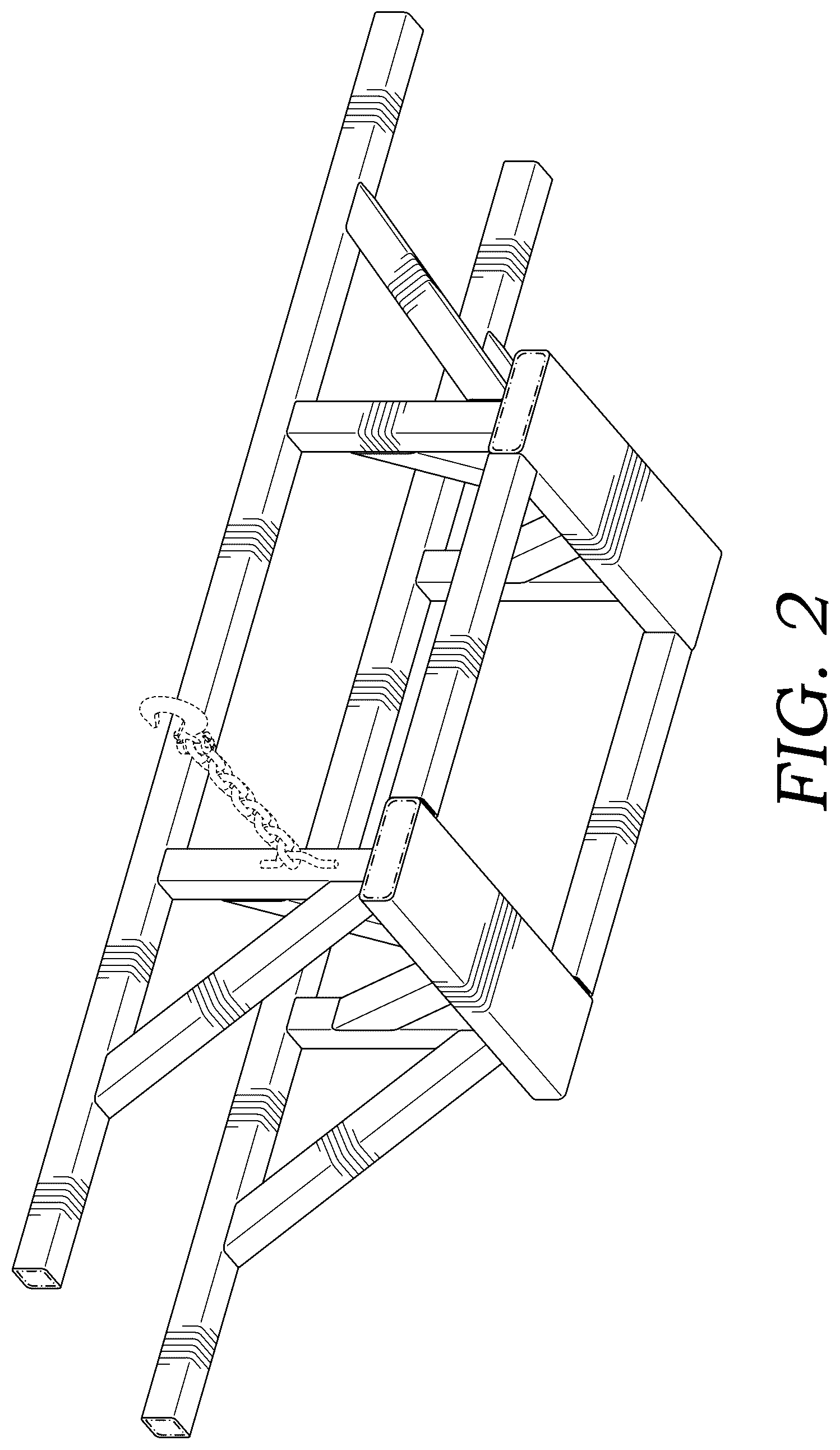 Patent USD1101342 Figure 2 – Cargo lifting device
