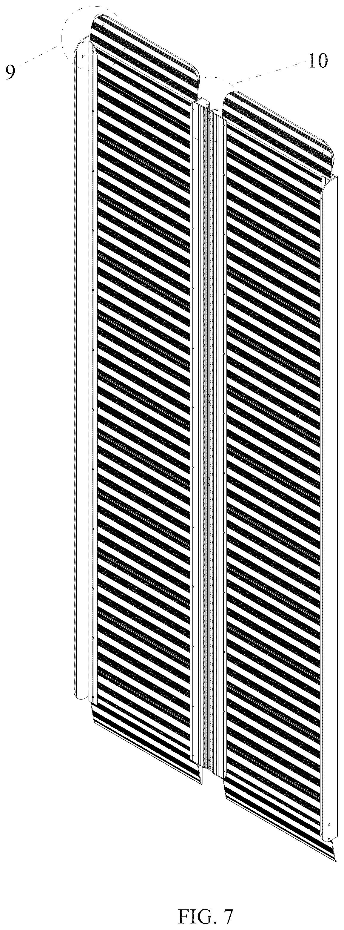 Patent USD1101345 Figure 7 – Wheelchair ramp
