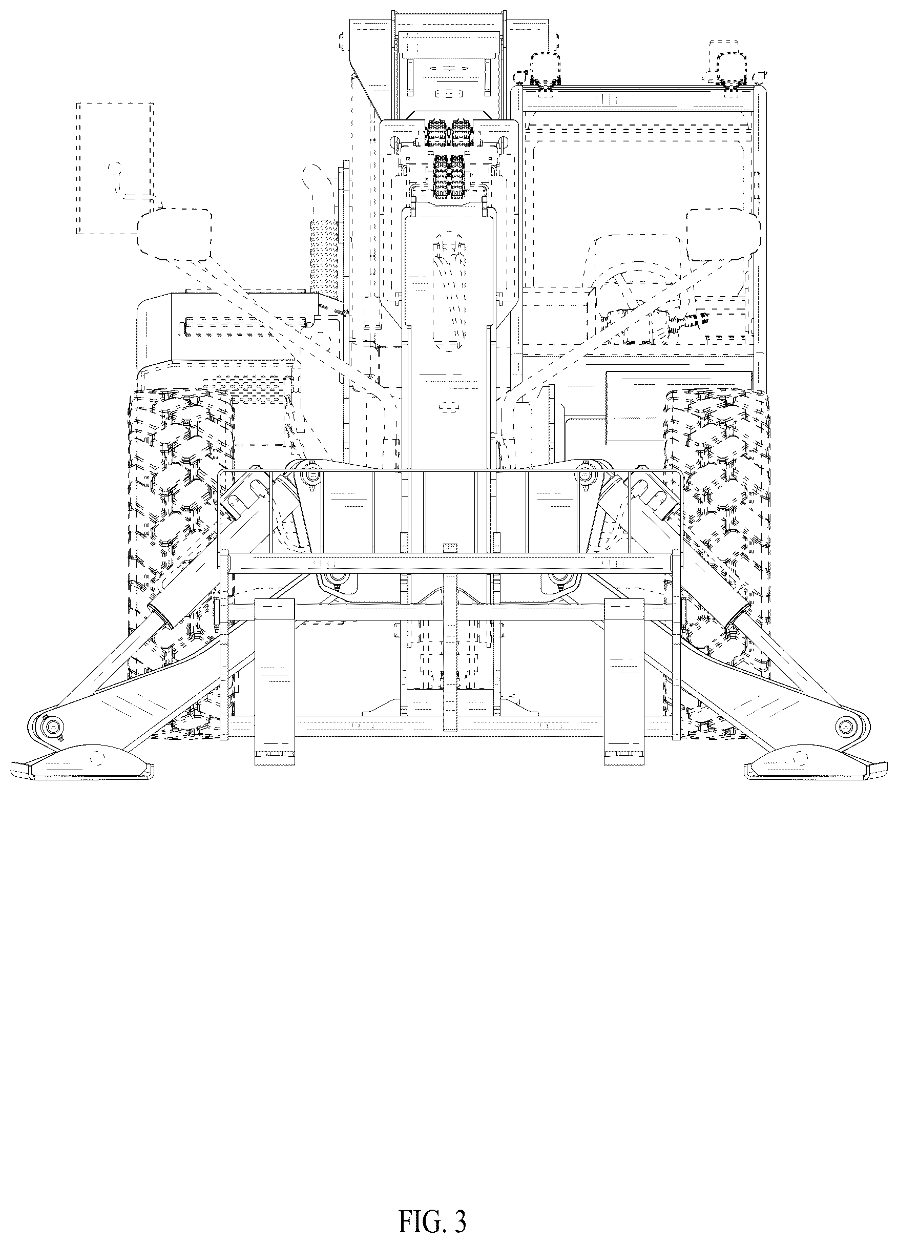 Patent USD1101346 Figure 3 – Forklift