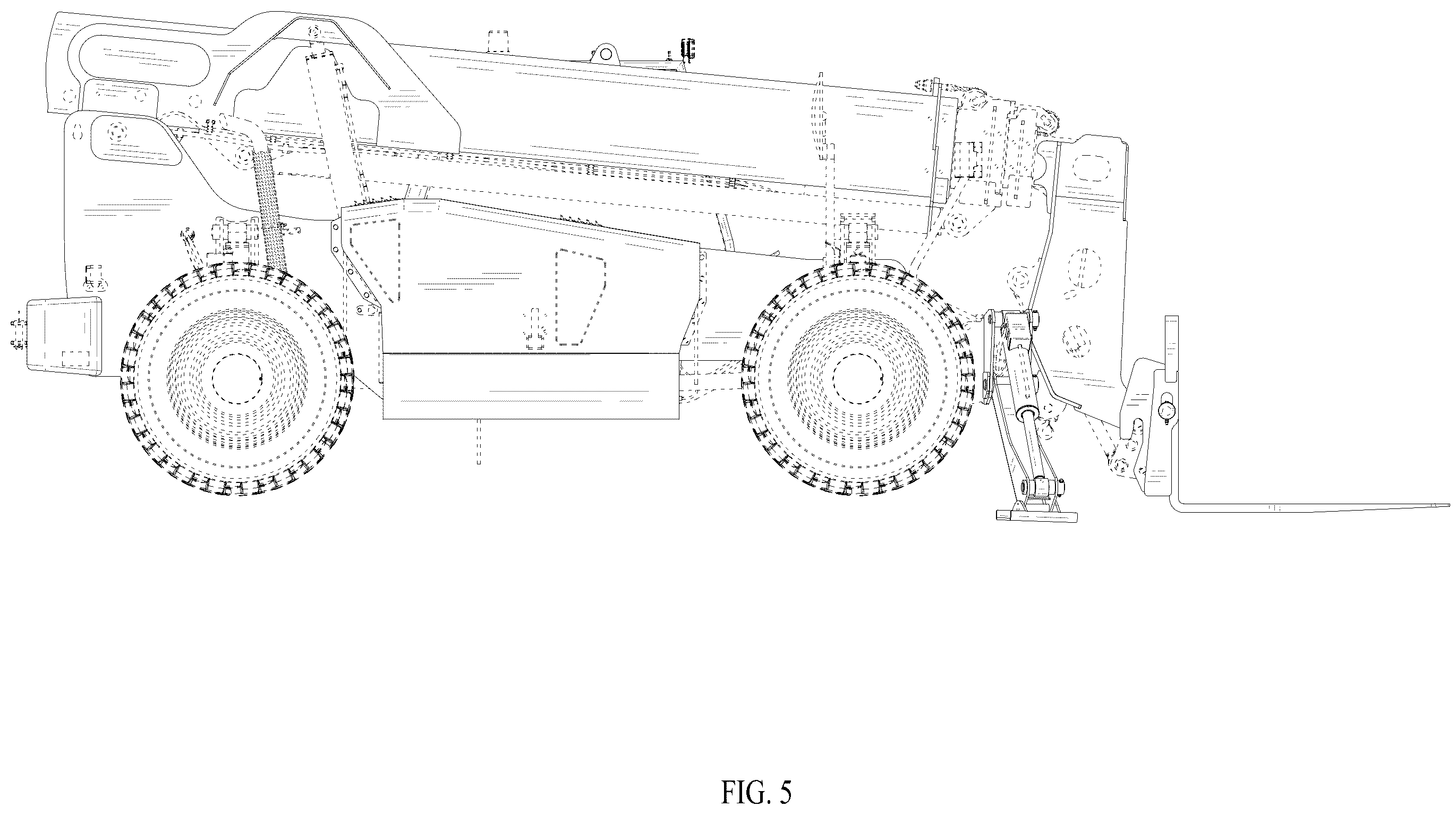 Patent USD1101346 Figure 5 – Forklift