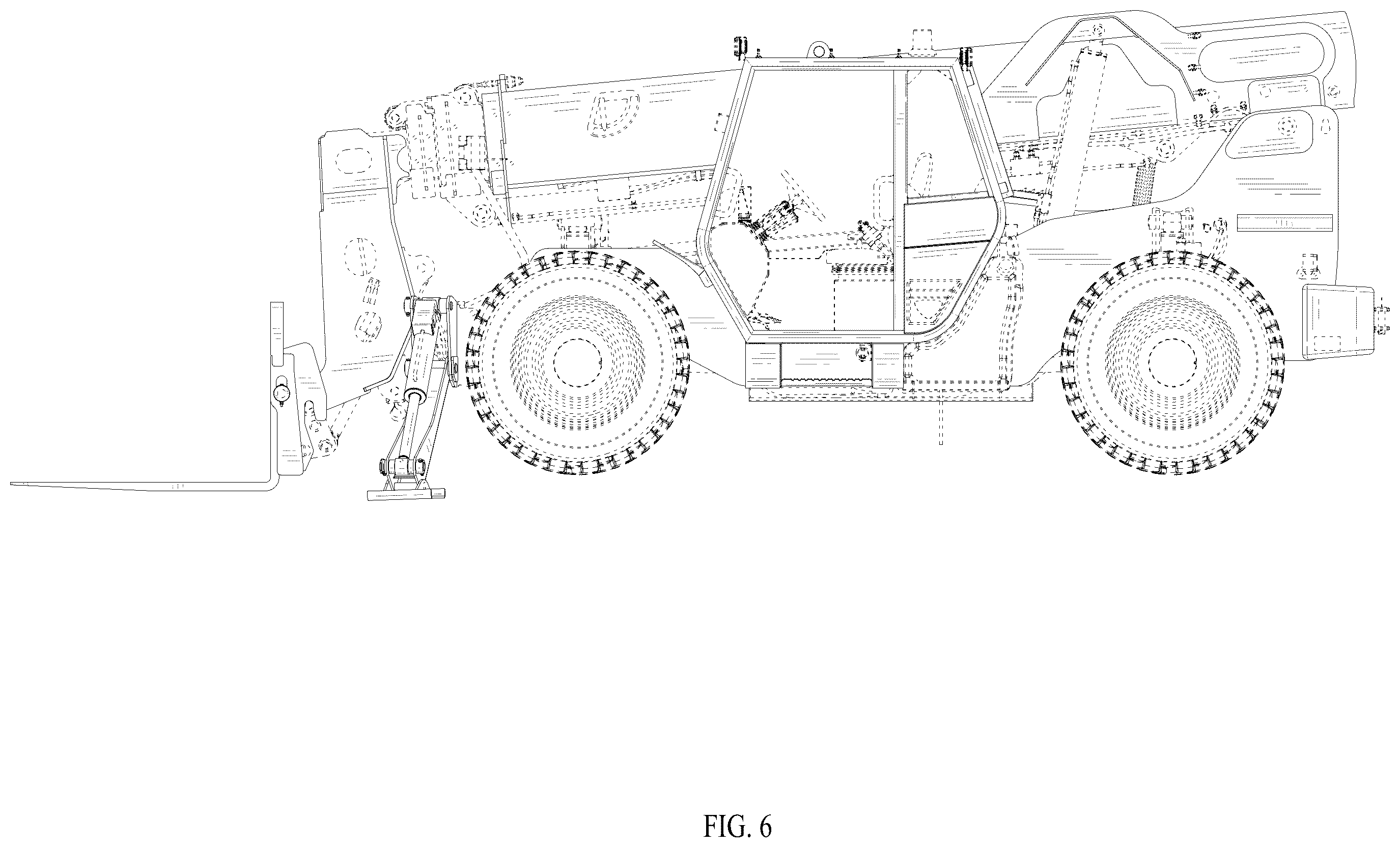 Patent USD1101346 Figure 6 – Forklift