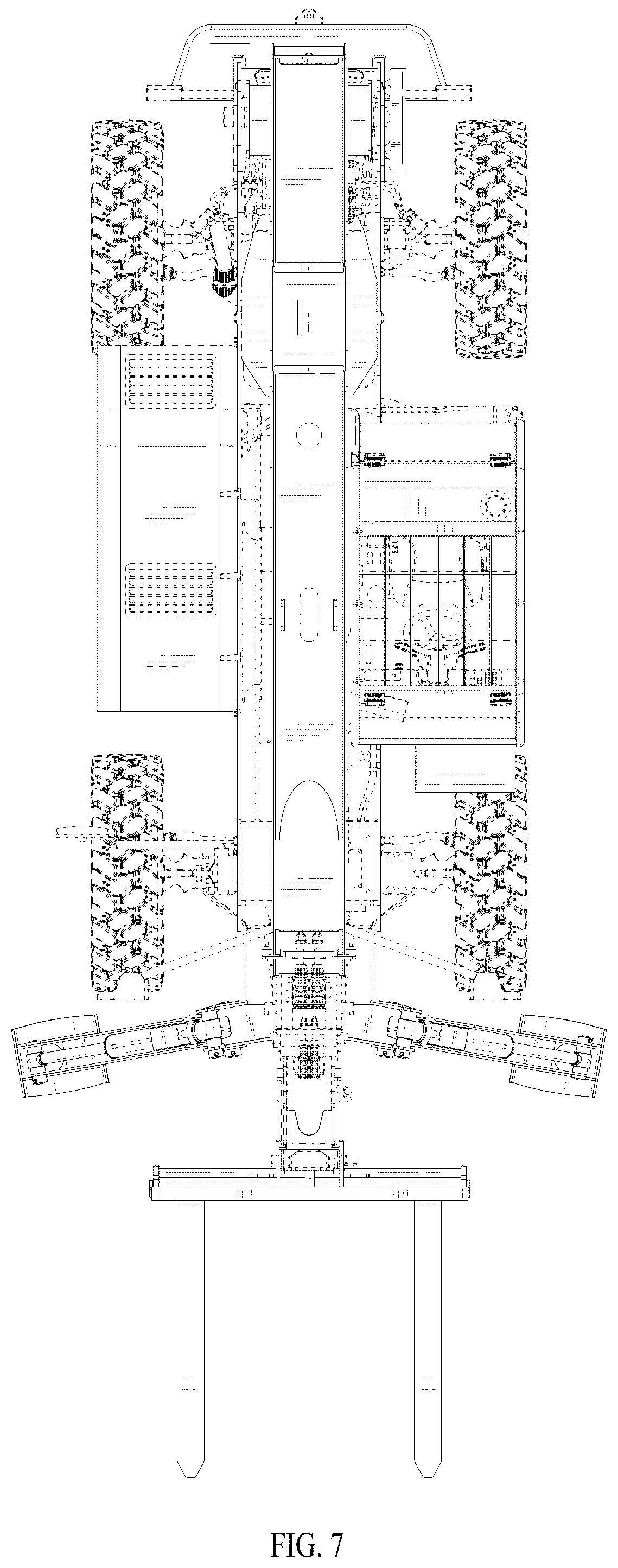 Patent USD1101346 Figure 7 – Forklift